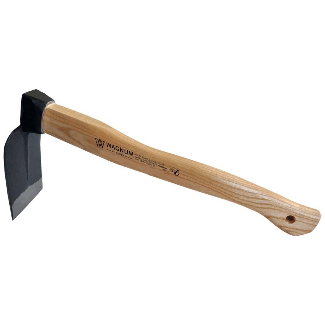 Mini-Kleinhacke mit Eschenstiel geölt 450mm Hacke aus C45 Stahl