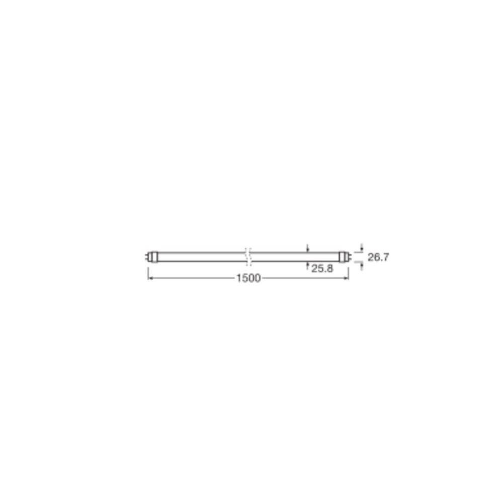 Ledvance LED Röhre T8 EM Value (EM/Mains) Ultra Output 29W 3500lm - 840 Kaltweiß | 150cm - Ersatz Für 58W