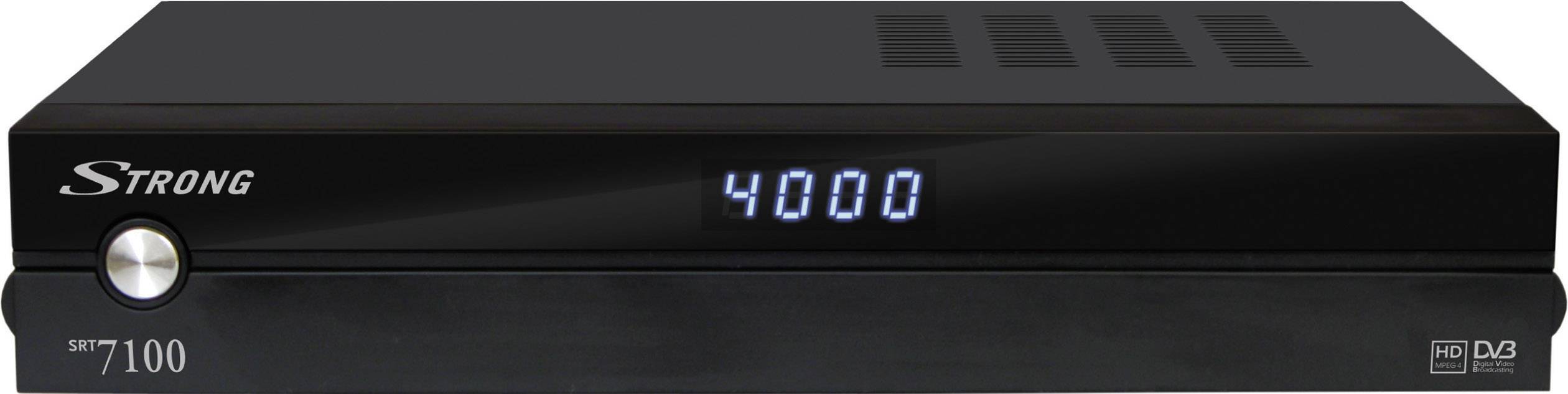 HD-SAT-Receiver Strong SRT7100 Aufnahmefunktion, Front-USB Anzahl Tuner=1