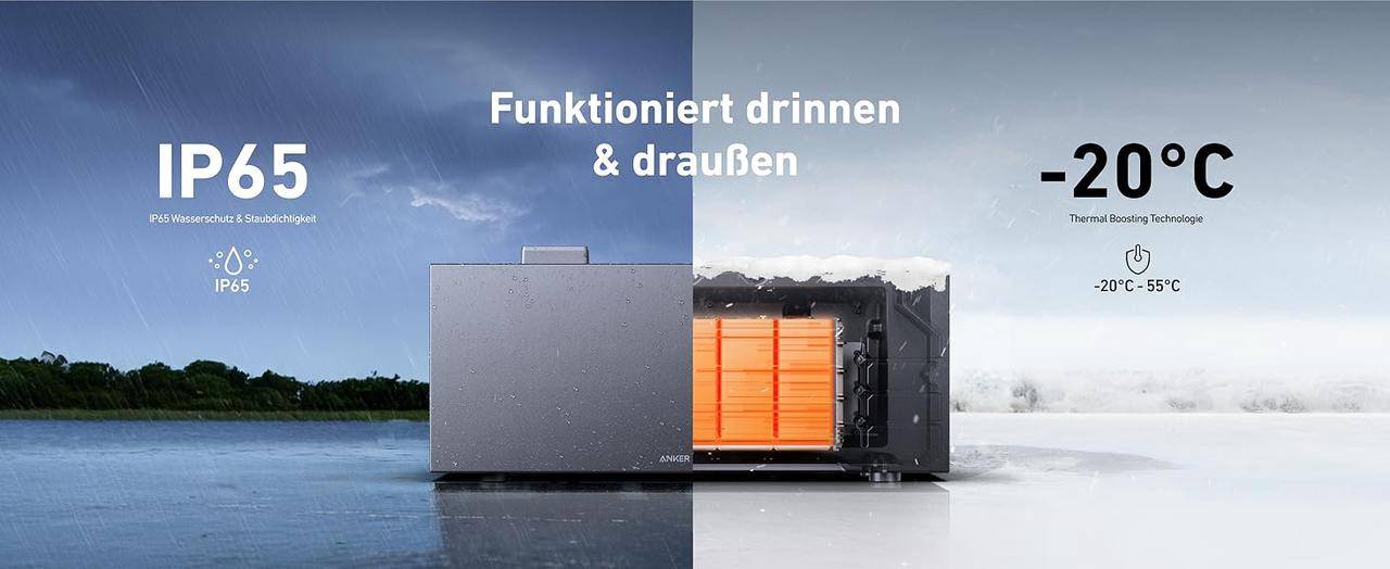 ANKER INNOVATIONS - Anker SOLIX BP1600 - Batterie - Lithiumeisenphosphat