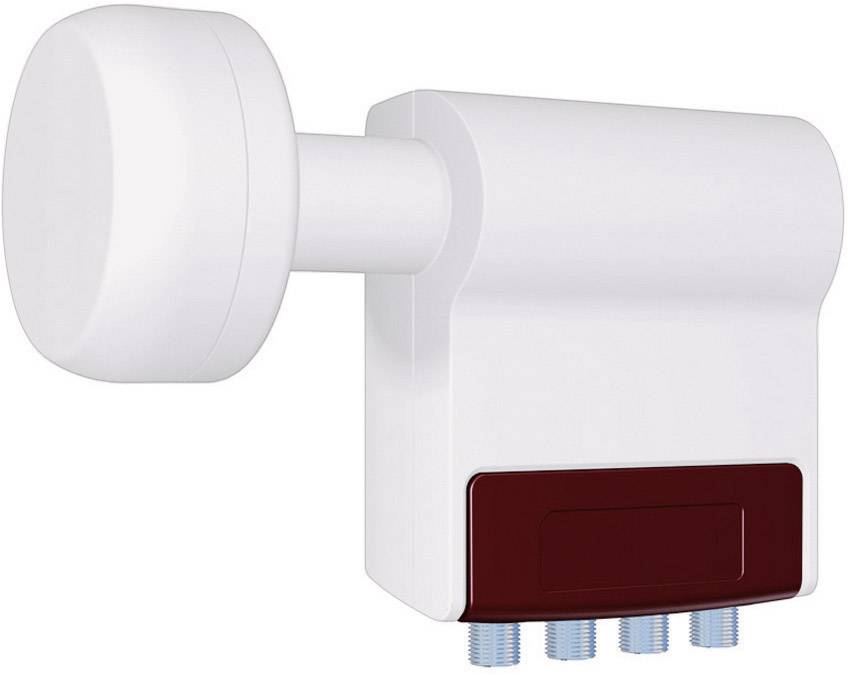 Inverto RED Classic Quad-LNB Teilnehmer-Anzahl: 4 Feedaufnahme: 23 mm mit Switch Weiß, Rot