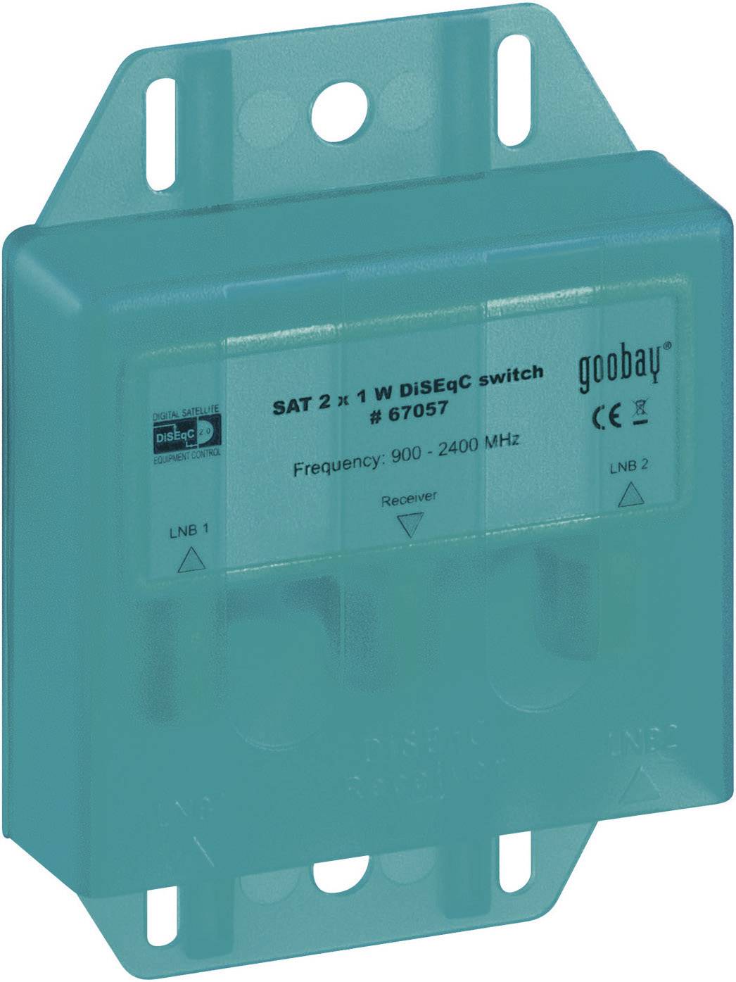 Goobay DiSEqC 2.0 switch 2x1 W