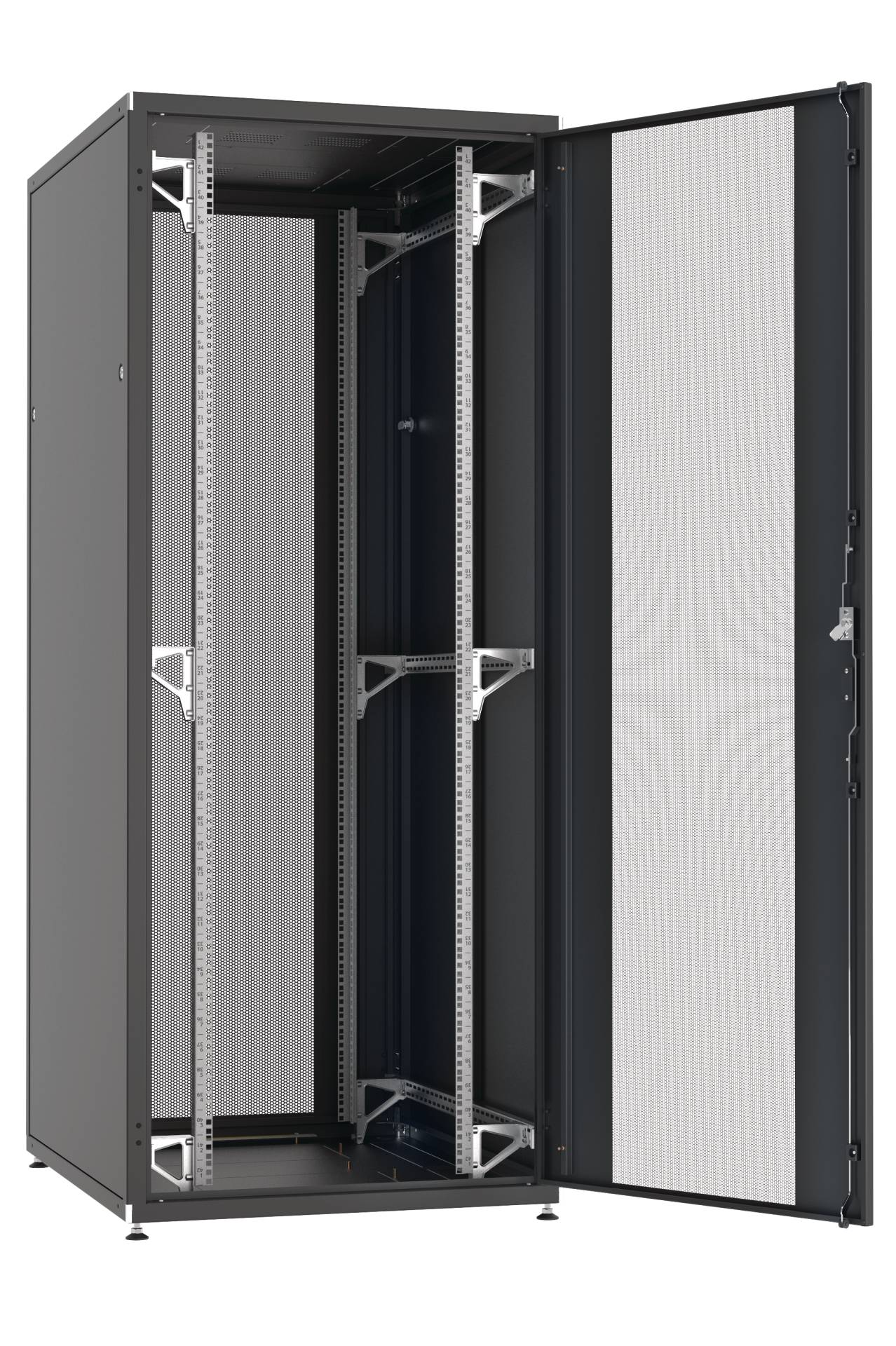 19 Serverschrank PRO 33HE, 800x800 mm, F+R=1-tlg., RAL9005 Netzwerk- und Serverschränke +