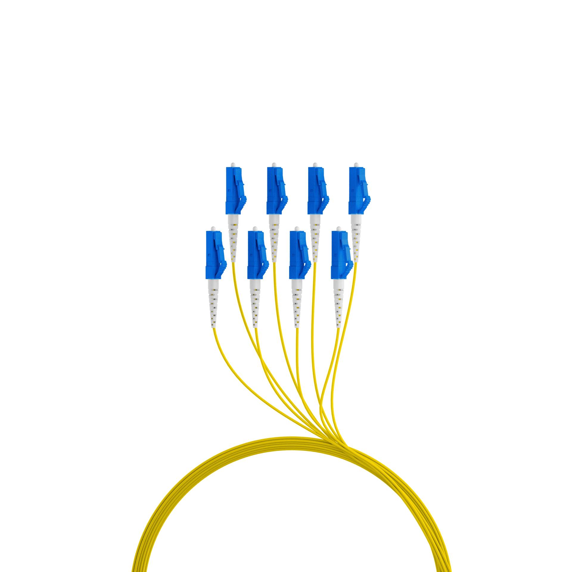 EFB-Elektronik O8322S10OS2, Trunkkabel U-DQ(ZN)BH OS2 8E (1x8) LC-LC,10m Dca LSZH