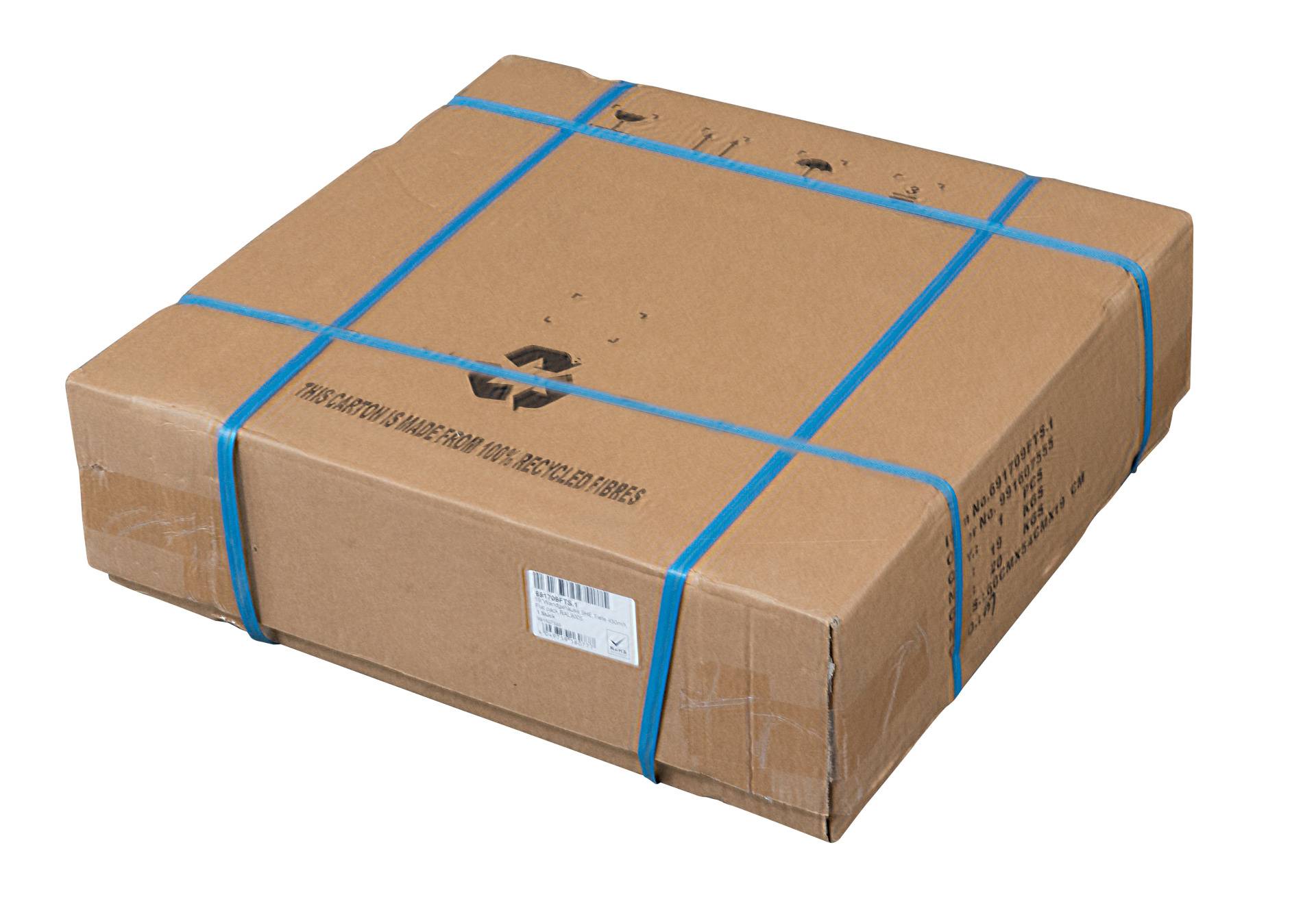 19 Wandgehäuse 21HE, Tiefe 600 mm, Flat Pack, RAL7035 * ZERLEGTE LIEFERUNG * Stahlblechgehäuse mit verschraubtem RahmengestellNicht vormontiert, eig