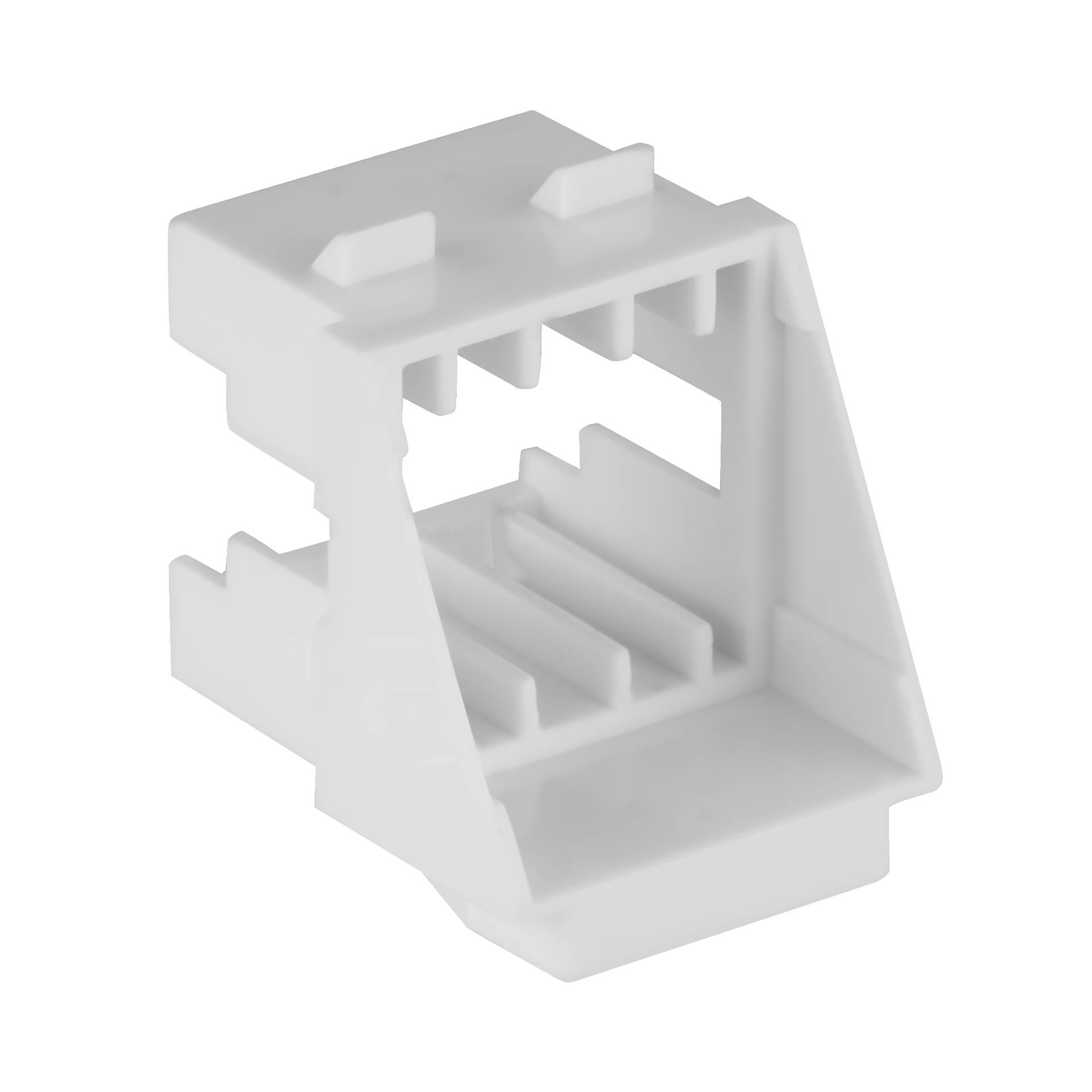 Kunststoffrahmen für Keystone schwarz -- Glasfaserverkabelung Glasfaser Kupplungen Zubehör