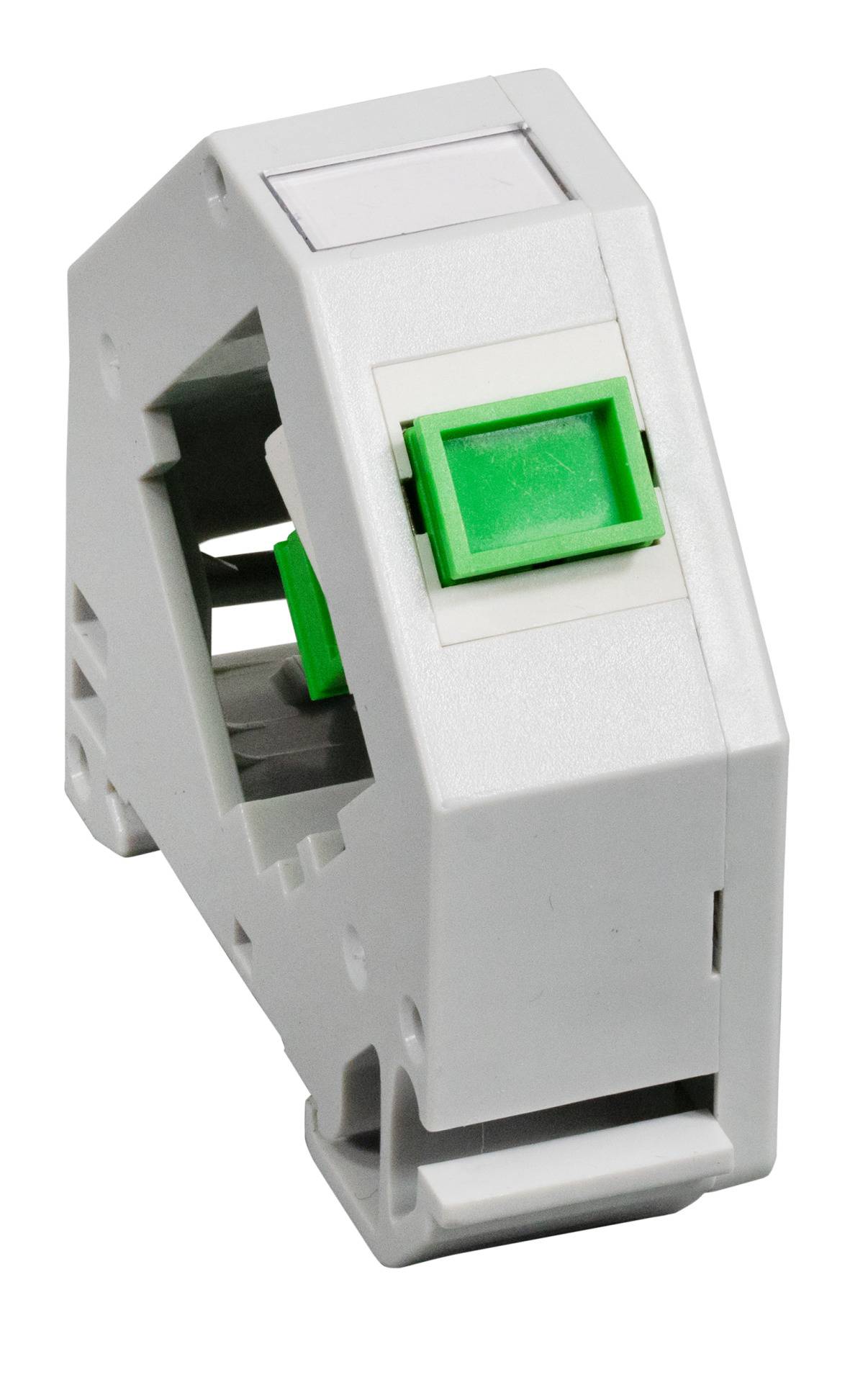 EFB-Elektronik FTTH-DINRAIL-LC, Hutschienenadapter für LC Singlemode, 2 Ports
