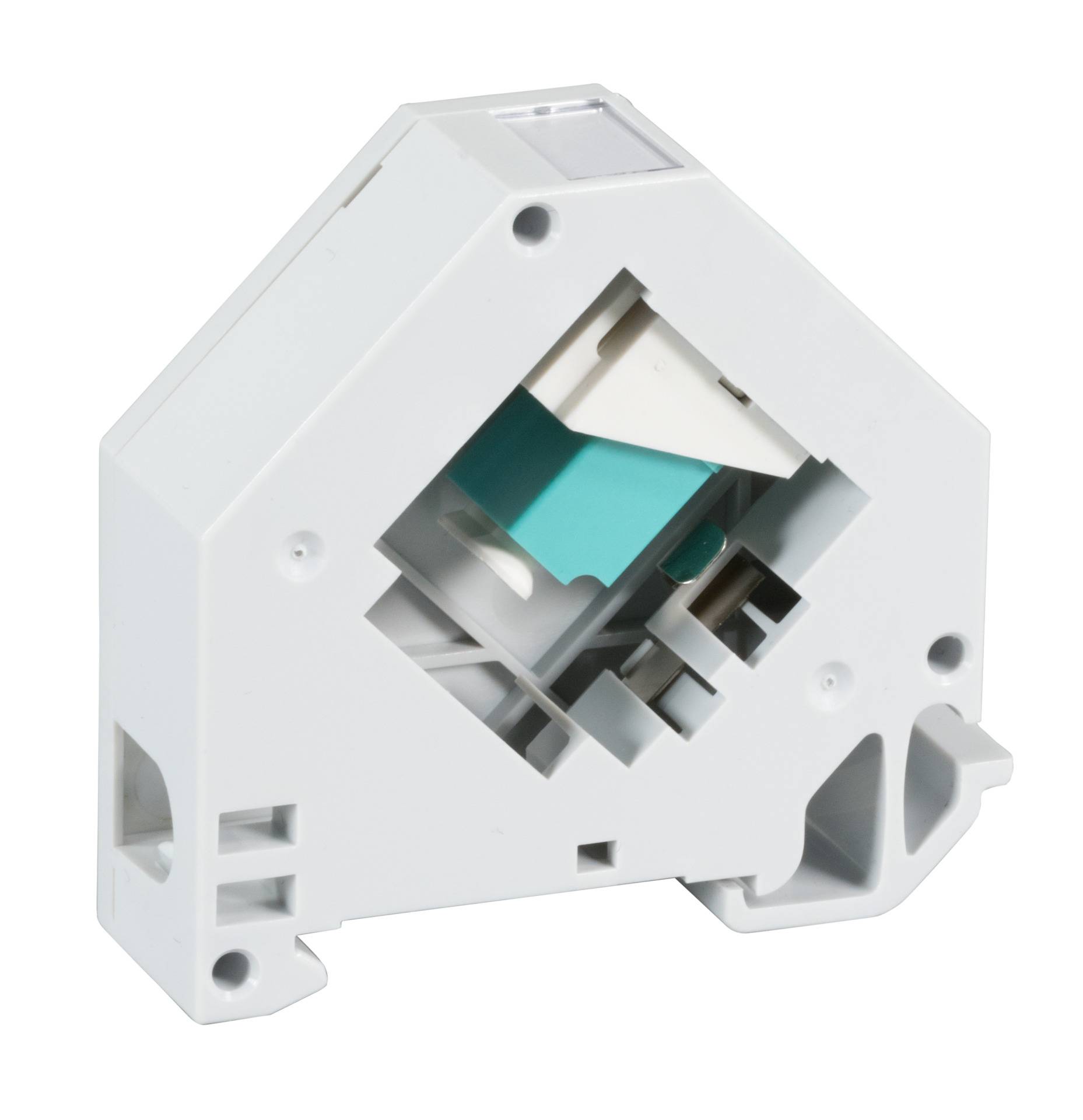 EFB-Elektronik FTTH-DINRAIL-LC, Hutschienenadapter für LC Singlemode, 2 Ports