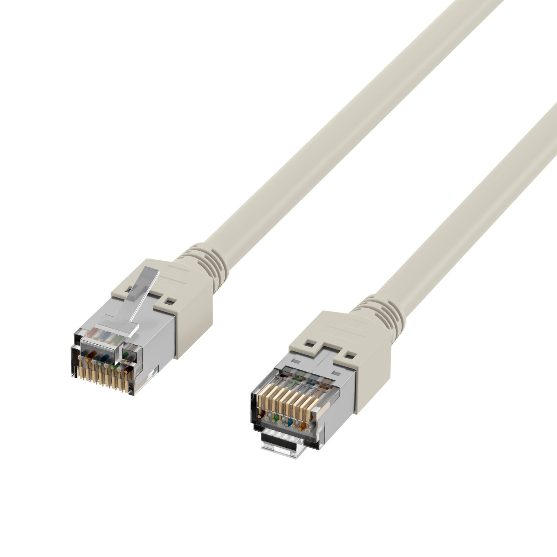 RJ45 Patchkabel Cat.5e S/UTP PVC -- Dätwyler 5502 TM11 grau 5m Kupferverkabelung