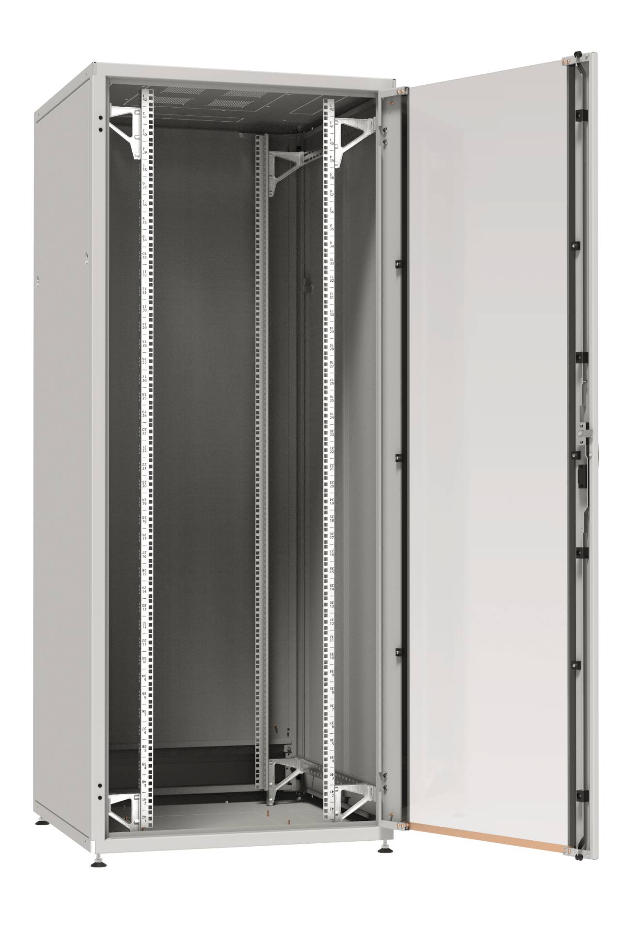 19 Netzwerkschrank PRO 24HE, 800x1000, mm, RAL7035 Netzwerk- und Serverschränke Netzwerkschränke