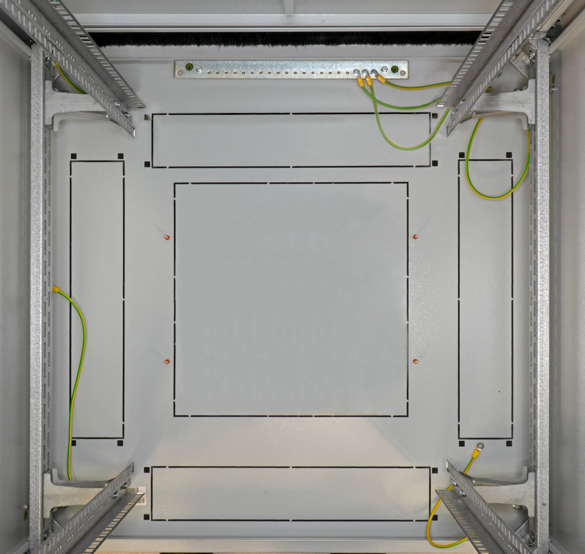 19 Netzwerkschrank PRO 24HE, 800x1000, mm, RAL7035 Netzwerk- und Serverschränke Netzwerkschränke