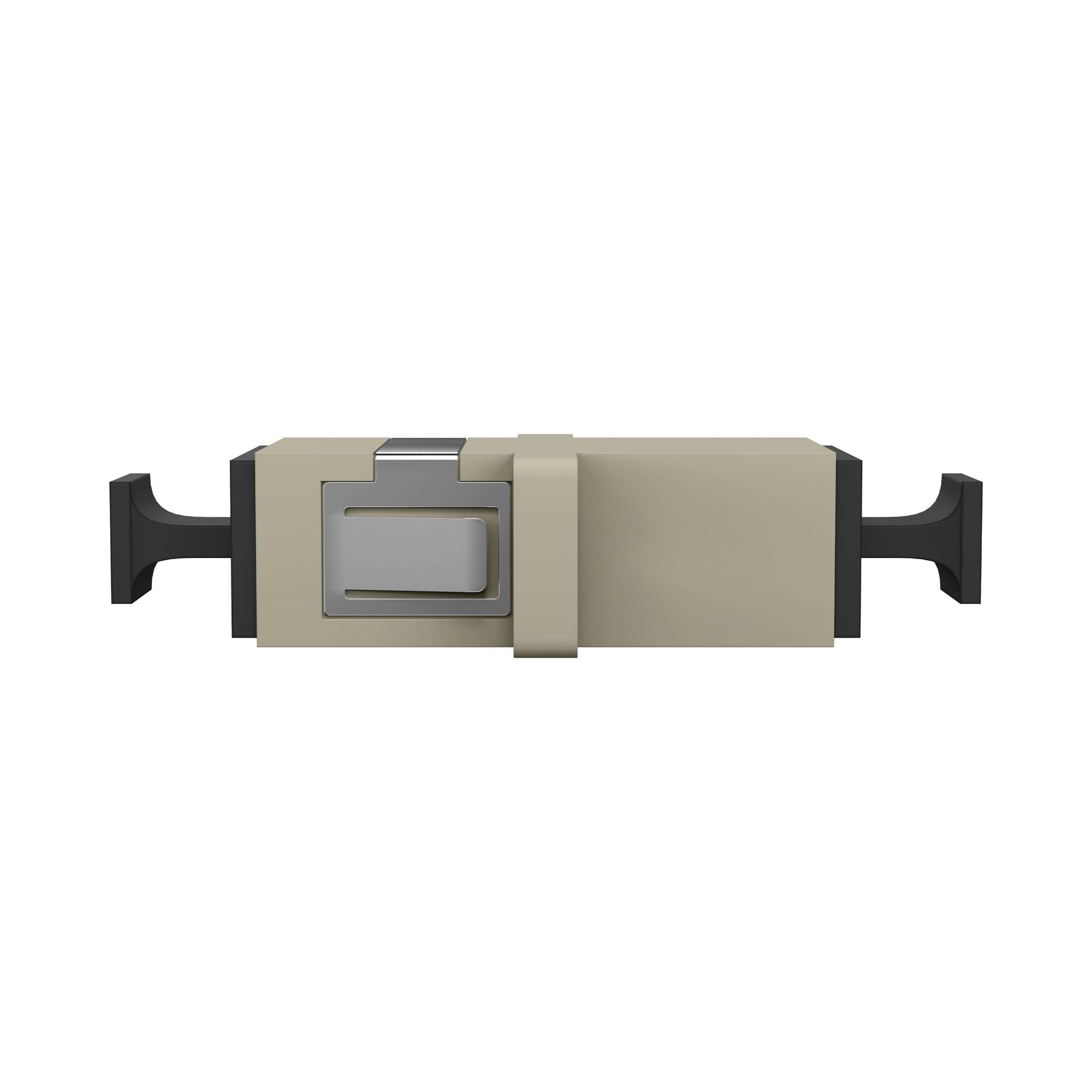 Kupplung SC Simplex OM1-2 beige Glasfaserverkabelung Glasfaser Kupplungen OM2