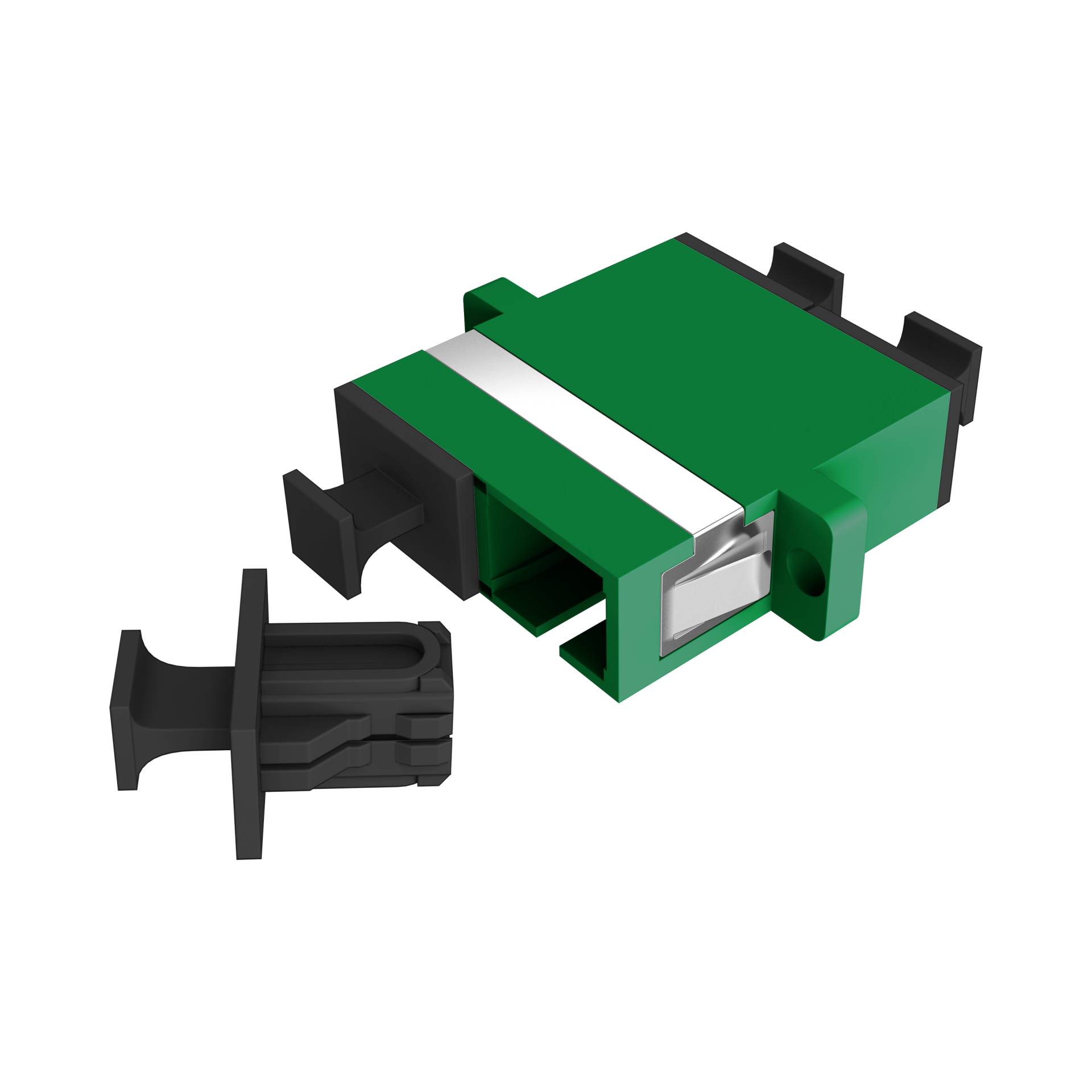 EFB-Elektronik 53316.35, Kupplung SC/APC Duplex OS2 grün