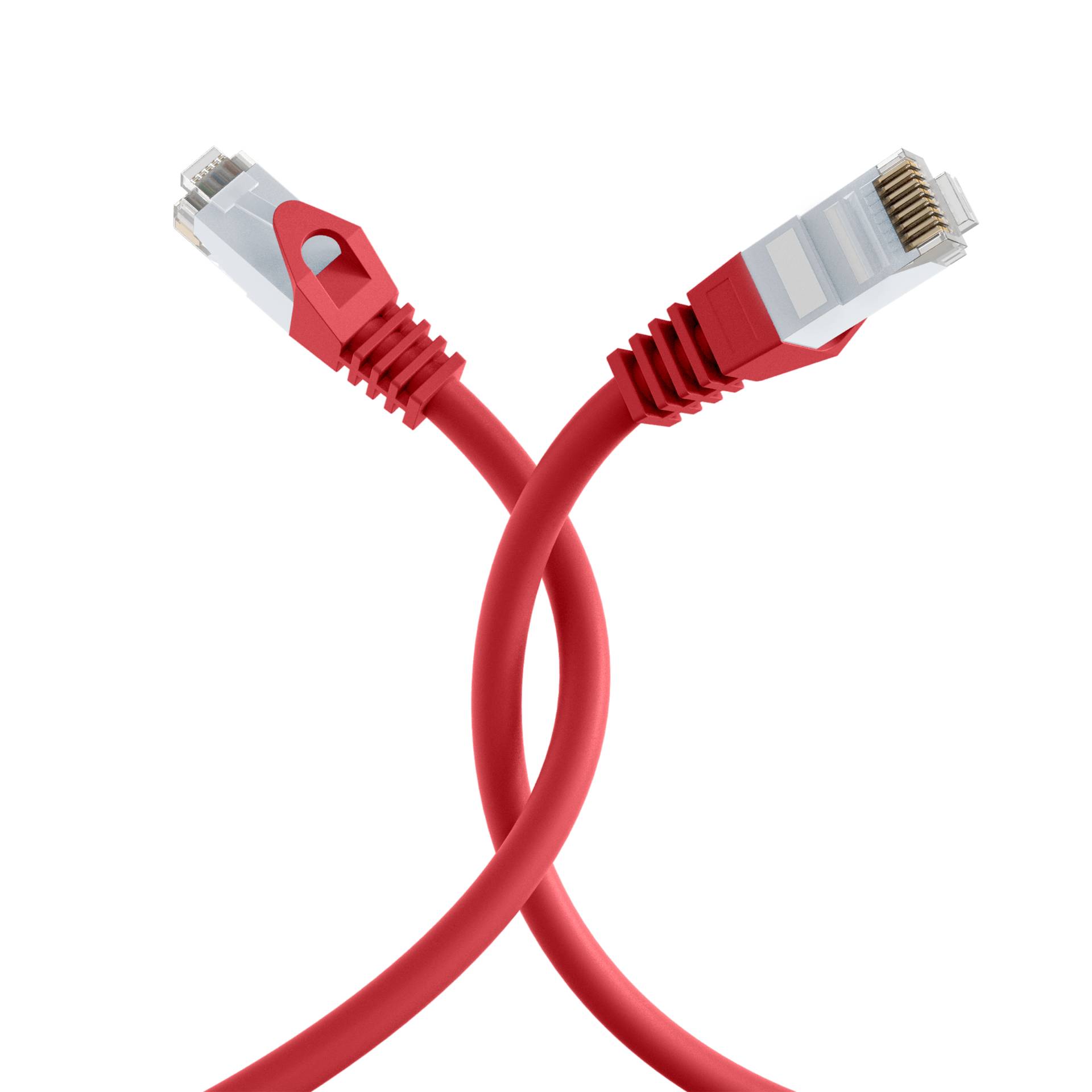 EFB-Elektronik K8104RT.0,25, RJ45 Patchkabel Cat.6 U/UTP LSZH CCA rot 0,25m