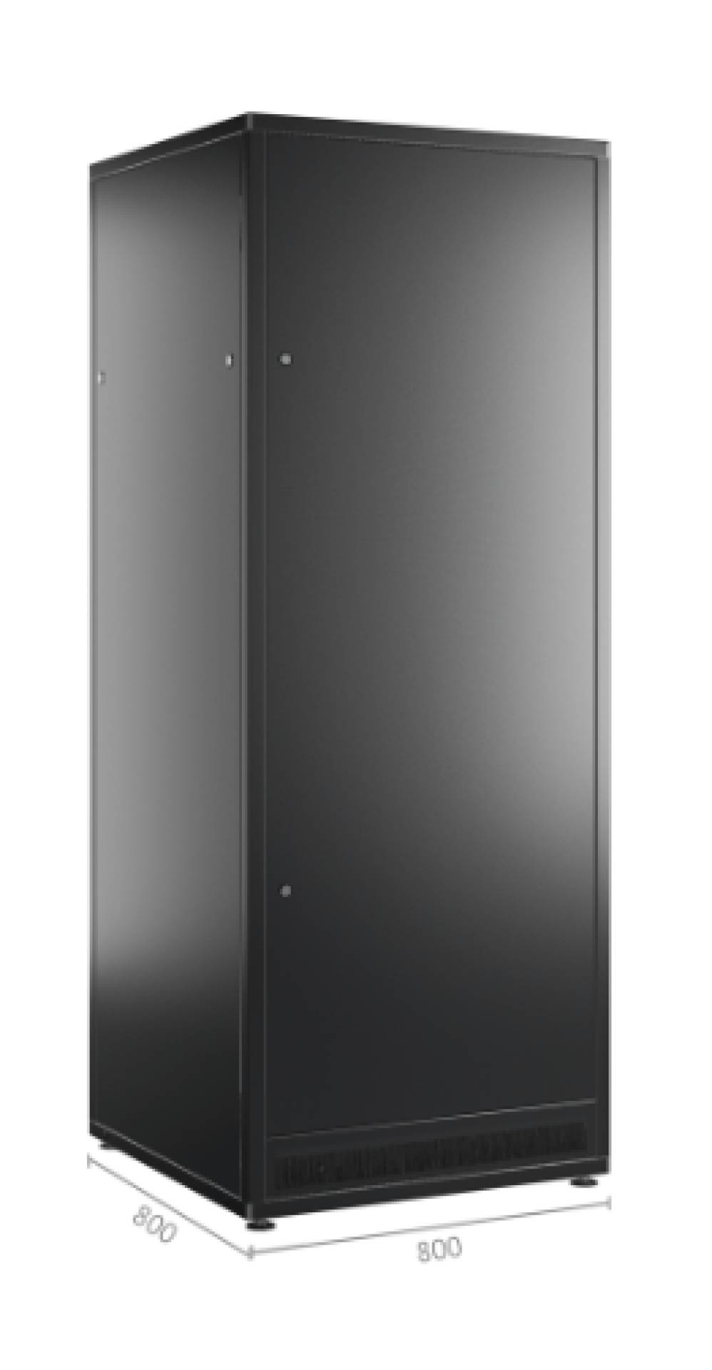 19 Netzwerkschrank PRO 42HE, 800x800 -- mm, RAL9005 Netzwerk- und 19 und