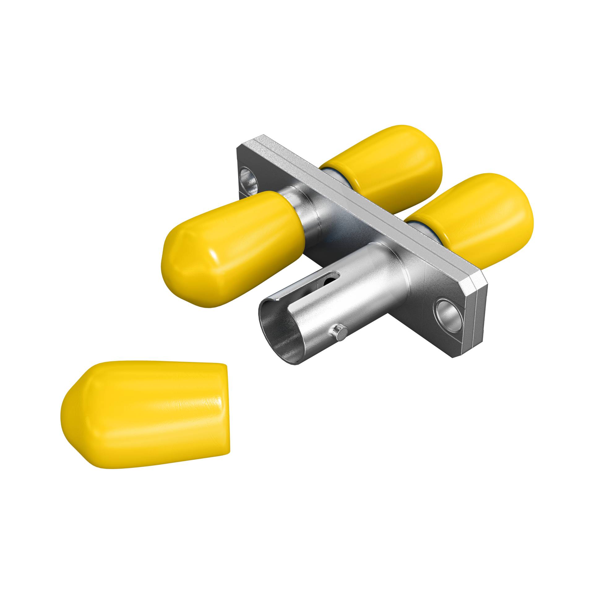 Kupplung ST Duplex OS2 Metallgehäuse -- Glasfaserverkabelung Glasfaser Kupplungen OS2