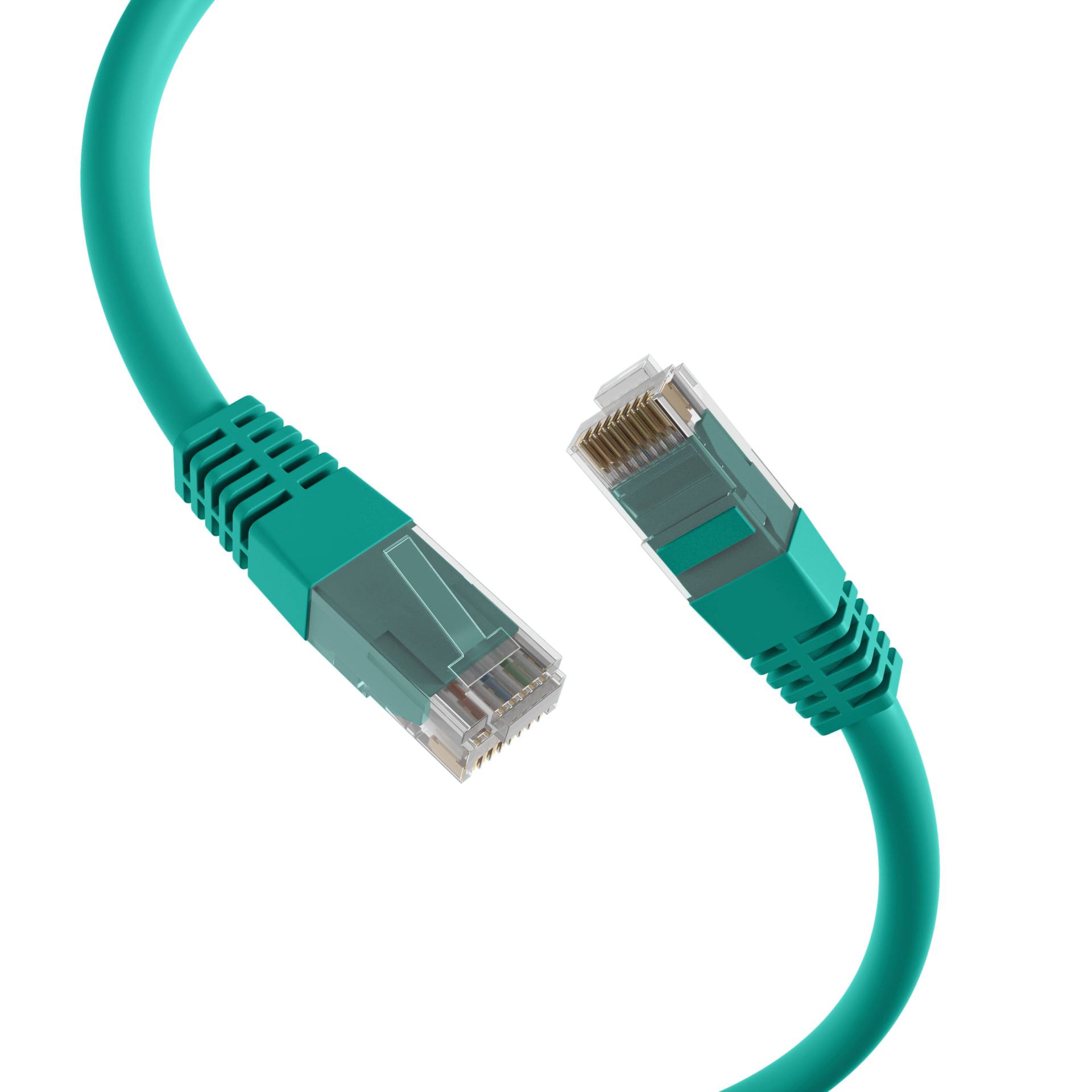 RJ45 Patchkabel Cat.5e U/UTP PVC -- CCA grün 25m SALE Kupferverkabelung PVC CCA