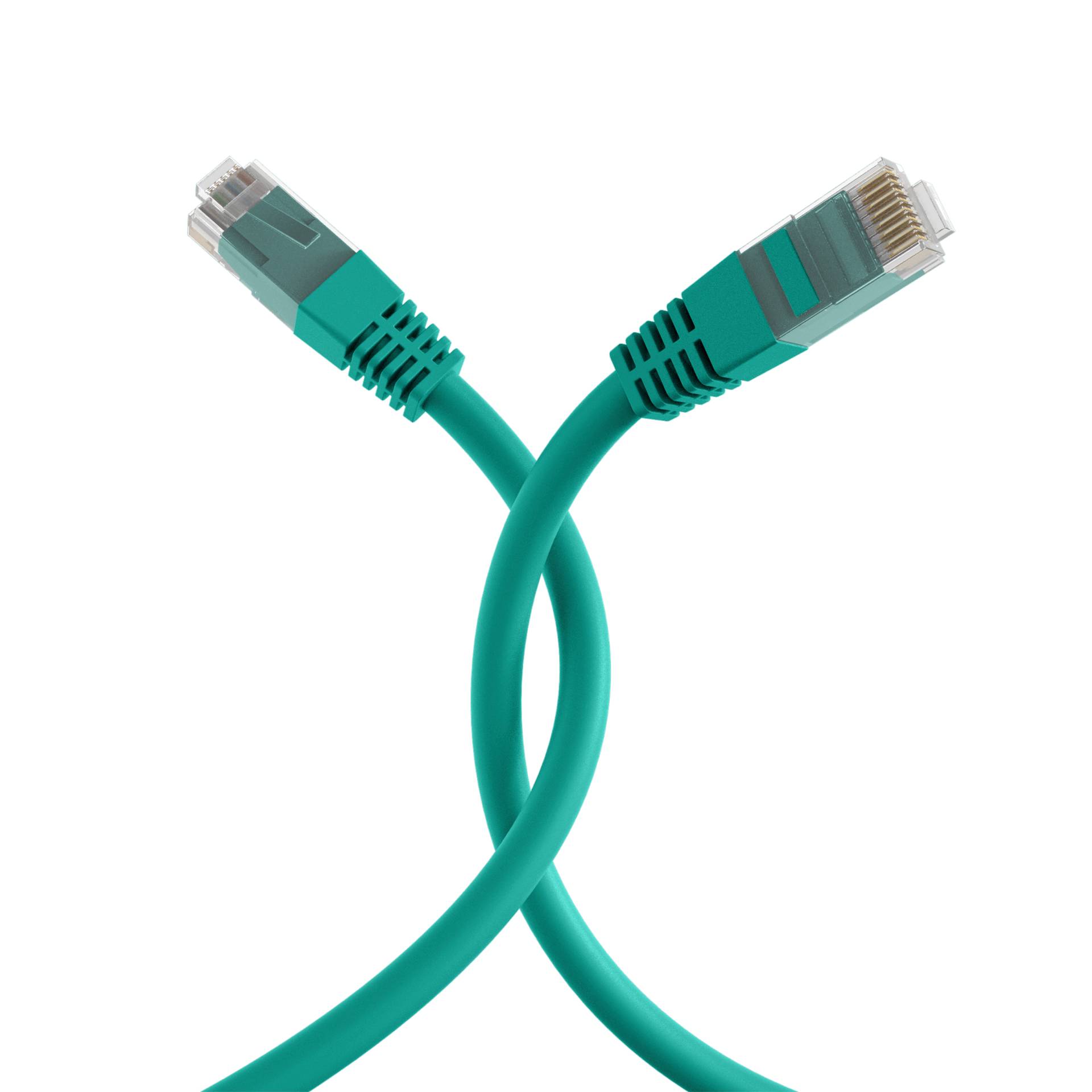 RJ45 Patchkabel Cat.5e U/UTP PVC -- CCA grün 25m SALE Kupferverkabelung PVC CCA