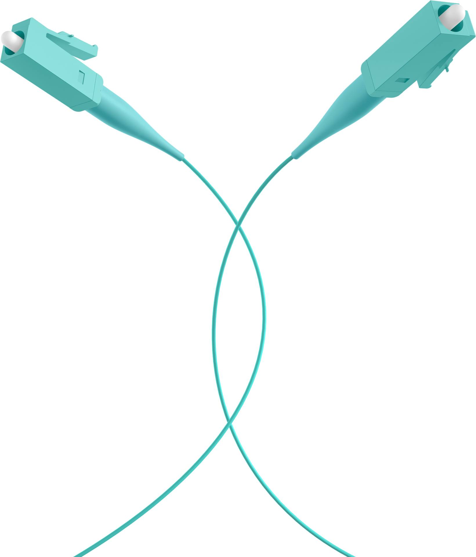 EFB Faserpigtail LC 50/125 OM3, aqua, 2m