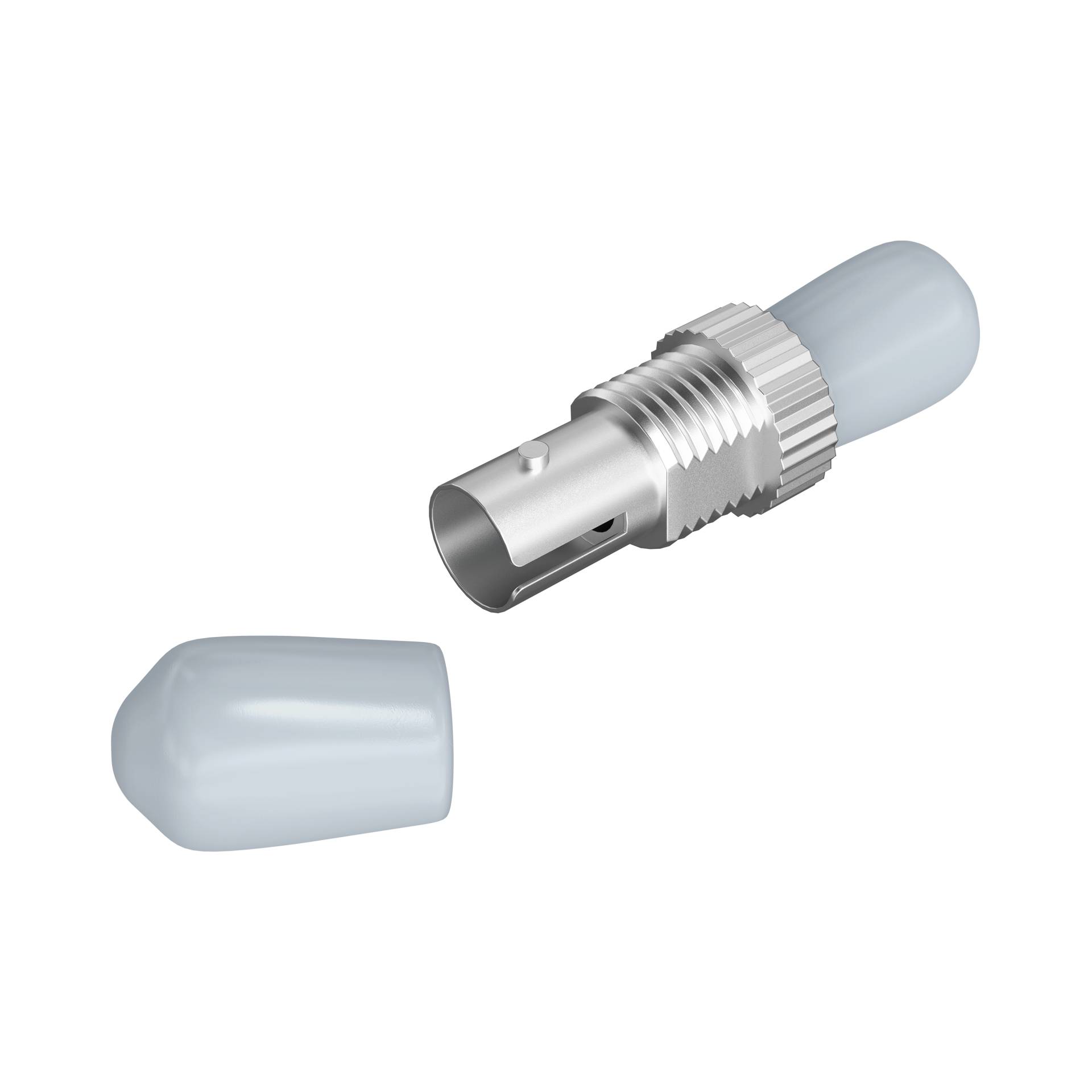 Kupplung ST Simplex OM1-5 Metallgehäuse -- Glasfaserverkabelung Glasfaser Kupplungen OM1