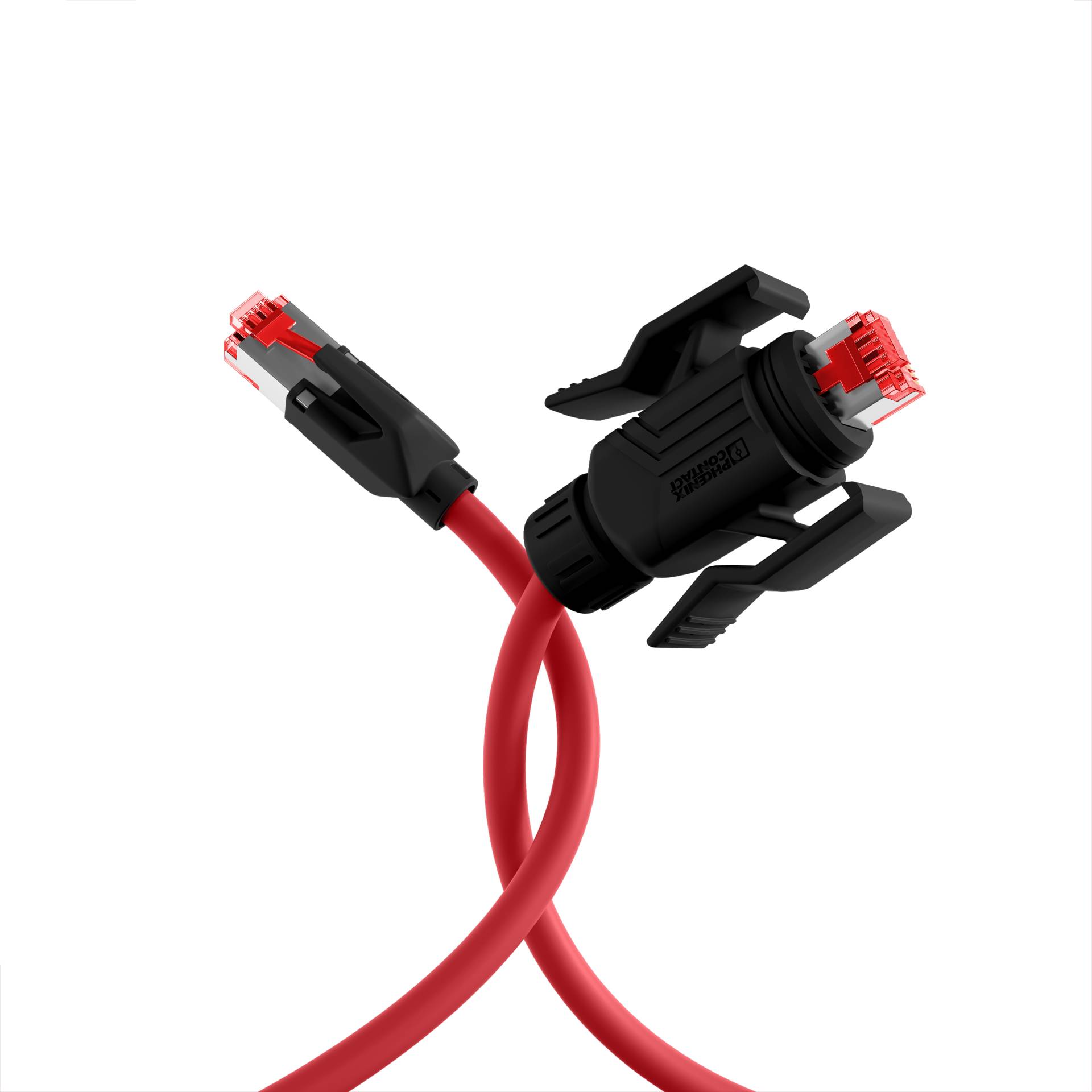 EFB-Elektronik K8670.1, RJ45 Patchkabel Cat. 6A S/FTP PUR TM21 1xIP67 PUR für 53730.1V2 1m