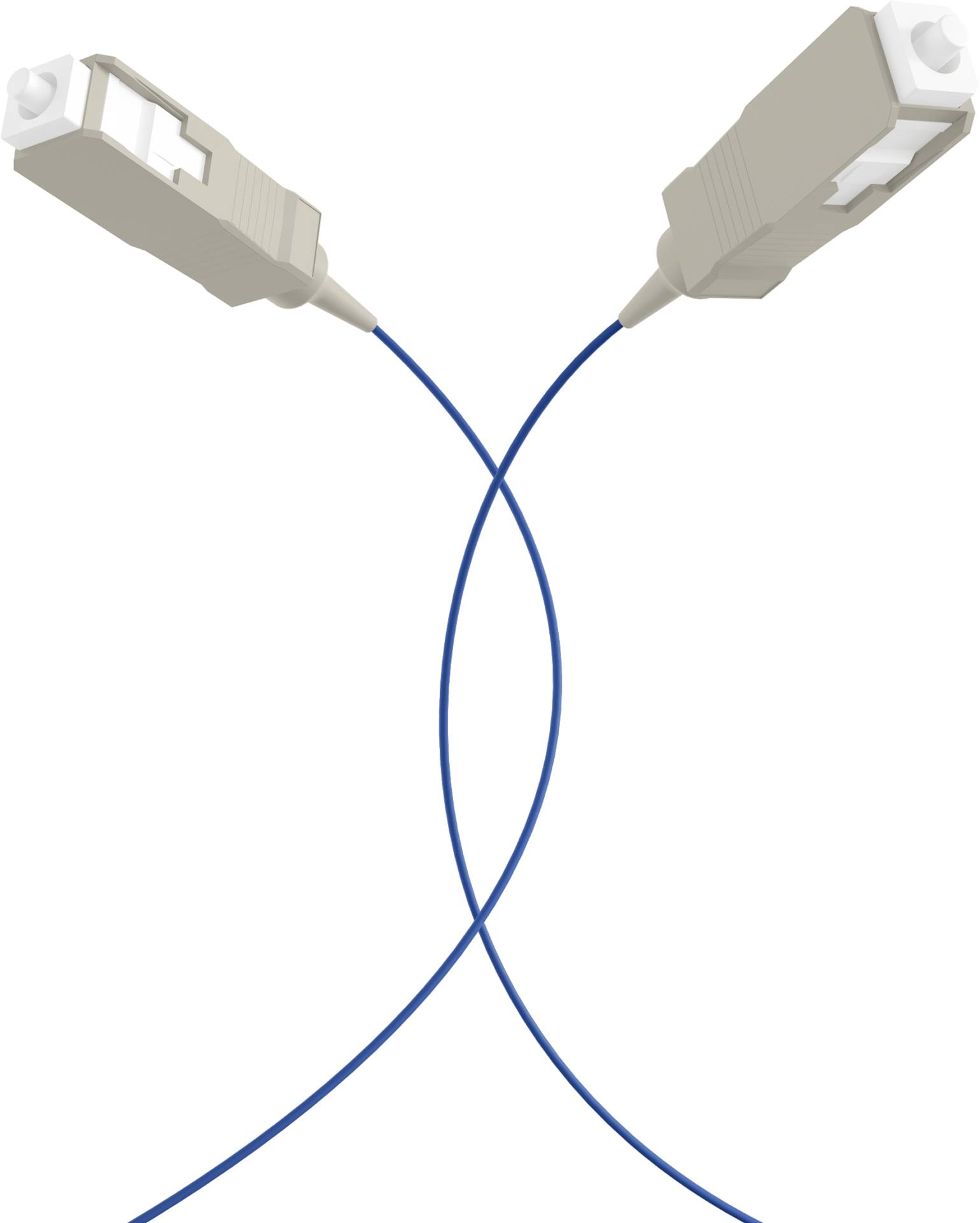 EFB Elektronik Faserpigtail SC 62,5/125µ OM1 blau, 2m - Blau