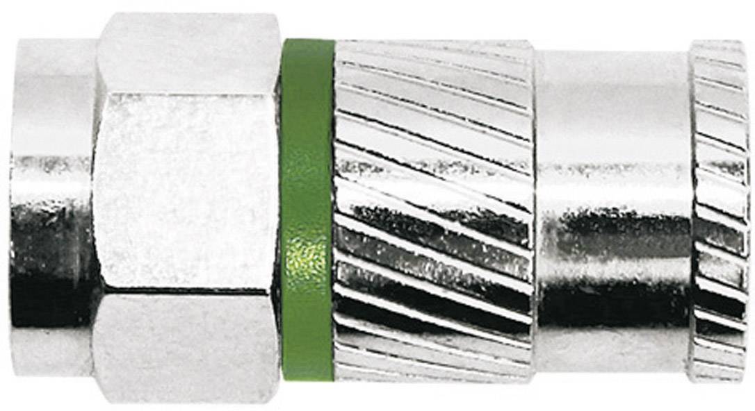 Axing CFS 93-48 F-Stecker selbstfixierend Anschlüsse: F-Stecker Kabel-Durchmesser: 6.8mm