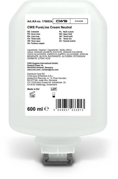 CWS PureLine, Cream Neutral, 600 ml, 1 Stk.