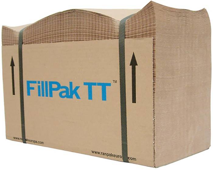 TRANSPAK 8700190 Füllpapier FillPak Länge3 60m 1-lagig Gewicht 70g/q m TRANSPAK