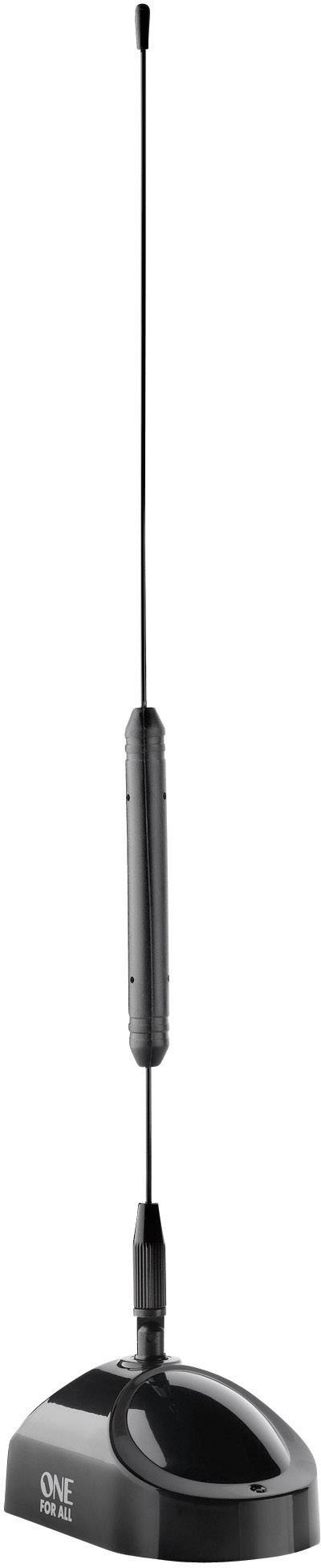 One For All SV-9311 Aktive DVB-T/T2-Stabantenne Innenbereich Verstärkung: 28 dB Schwarz