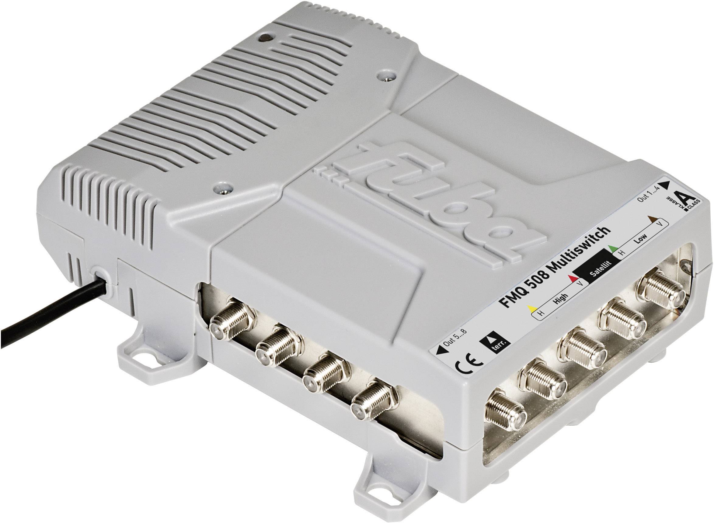Commutateur DiSEqC Cahors VCOM 801T – 8 Entrées Satellite + 1 Entrée TNT – Pour Recevoir Plusieurs Satellites Sur Un Seul Câble