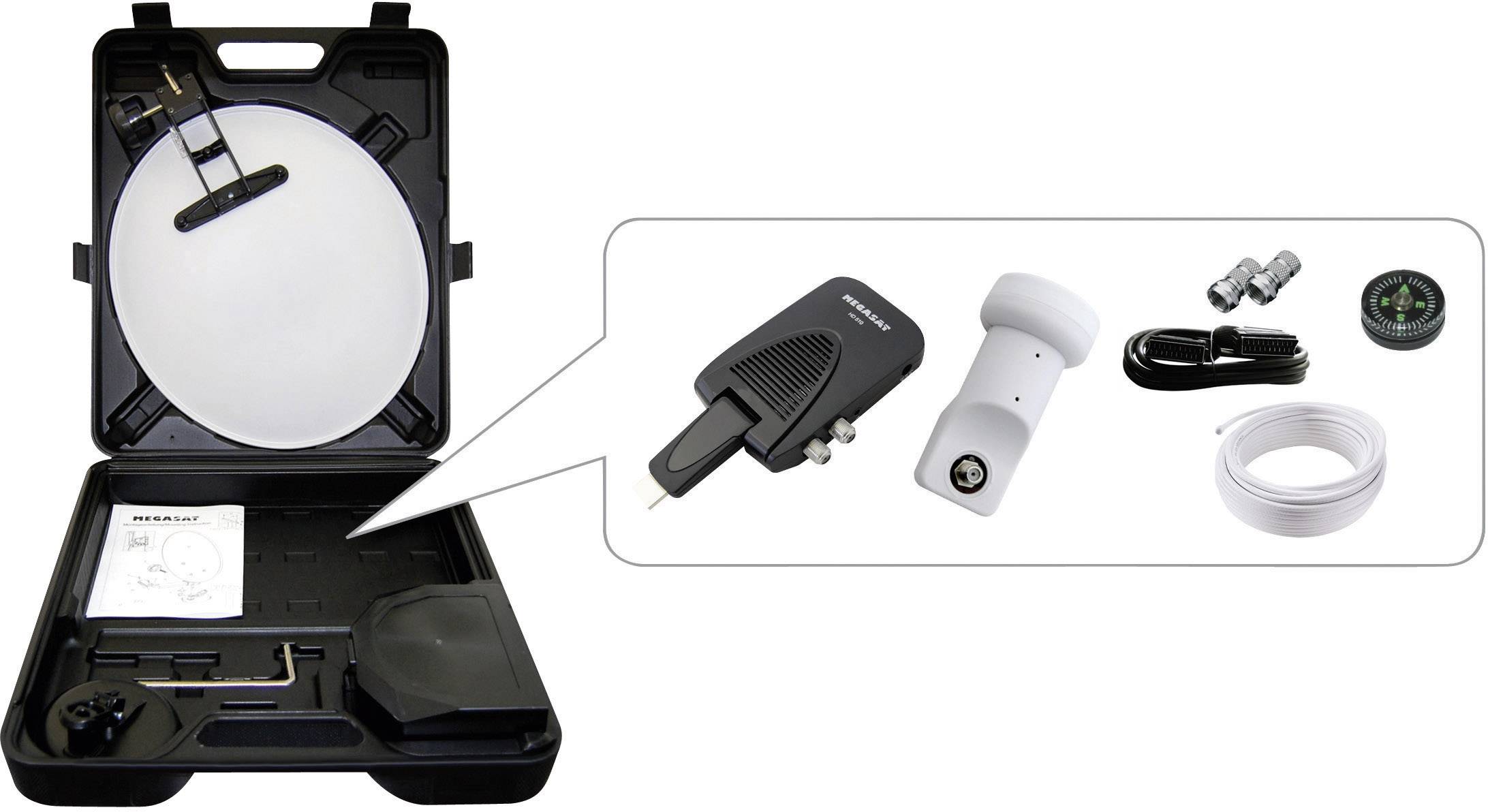 MegaSat 1500081 Camping SAT-Anlage mit Receiver Teilnehmer-Anzahl: 1