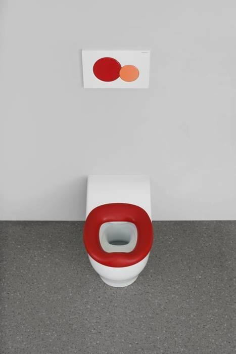 Geberit Bambini Stand-WC für Kleinkinder, Tiefspüler, Rimfree, T=44cm, weiß, 1 Stk.
