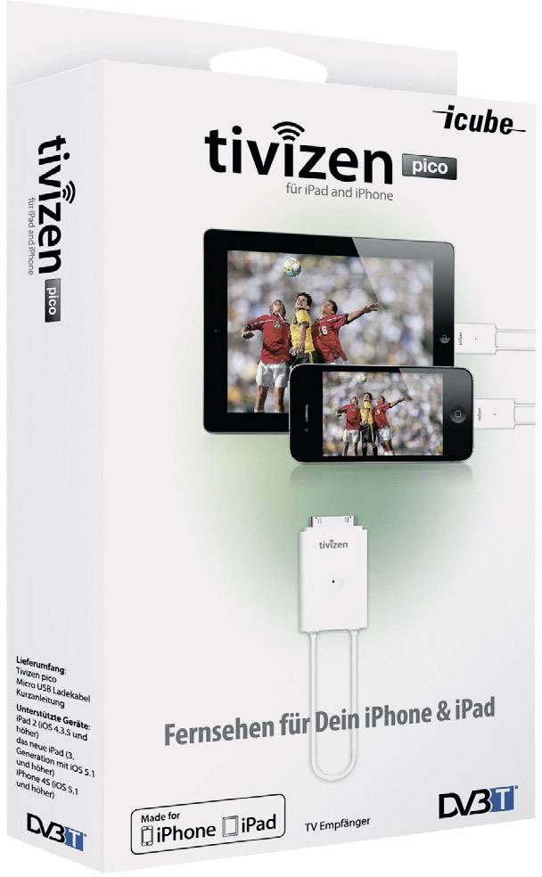 iCube Tivizen Pico DVB-T TV-Stick Anzahl Tuner: 1