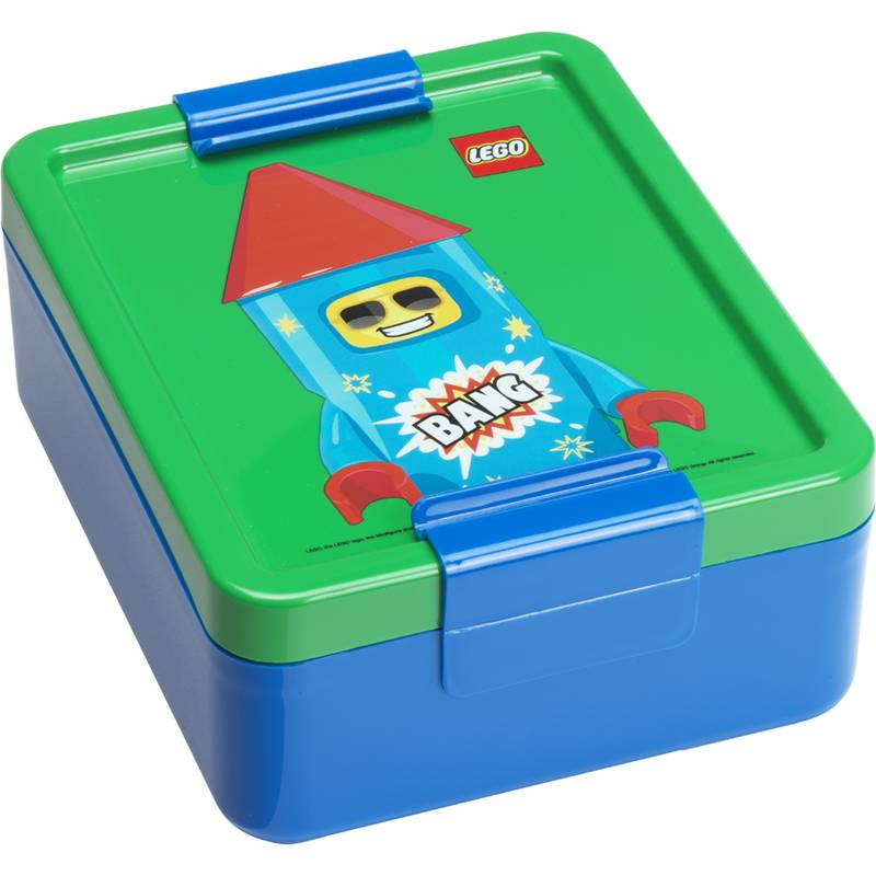 LEGO Lunch Box Firework Guy blau/gruen