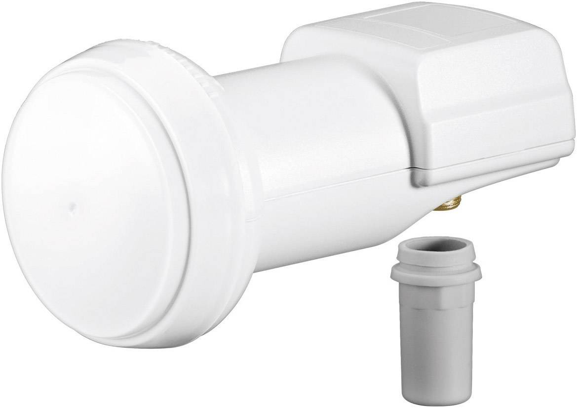 Goobay Universal Single-LNB Teilnehmer-Anzahl: 1 Feedaufnahme: 40 mm vergoldete Anschlüsse Hellgrau
