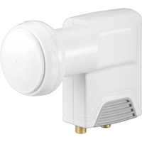 Goobay Universal Twin-LNB Teilnehmer-Anzahl: 2 Feedaufnahme: 40 mm vergoldete Anschlüsse Hellgrau Goobay Universal Twin-LNB Teilnehmer-Anzahl: 2 Feedaufnahme: 40 mm vergoldete Anschlüsse Hellgrau