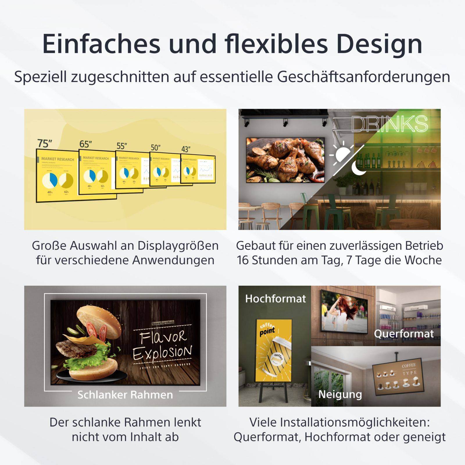 FW-65EZ20L 65IN LED 4K 350 CD/M HDR SIMPLE PRO MODE