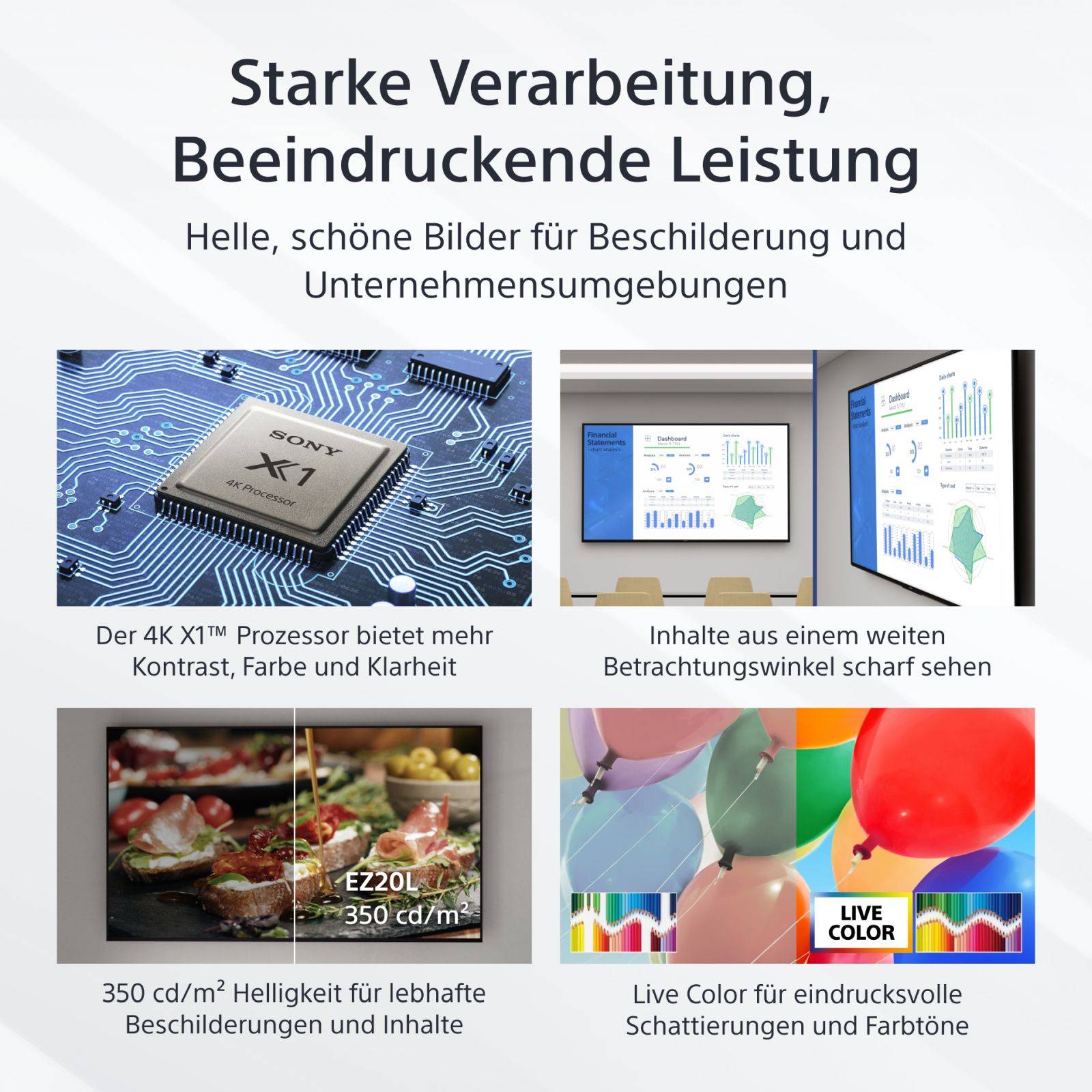 FW-65EZ20L 65IN LED 4K 350 CD/M HDR SIMPLE PRO MODE