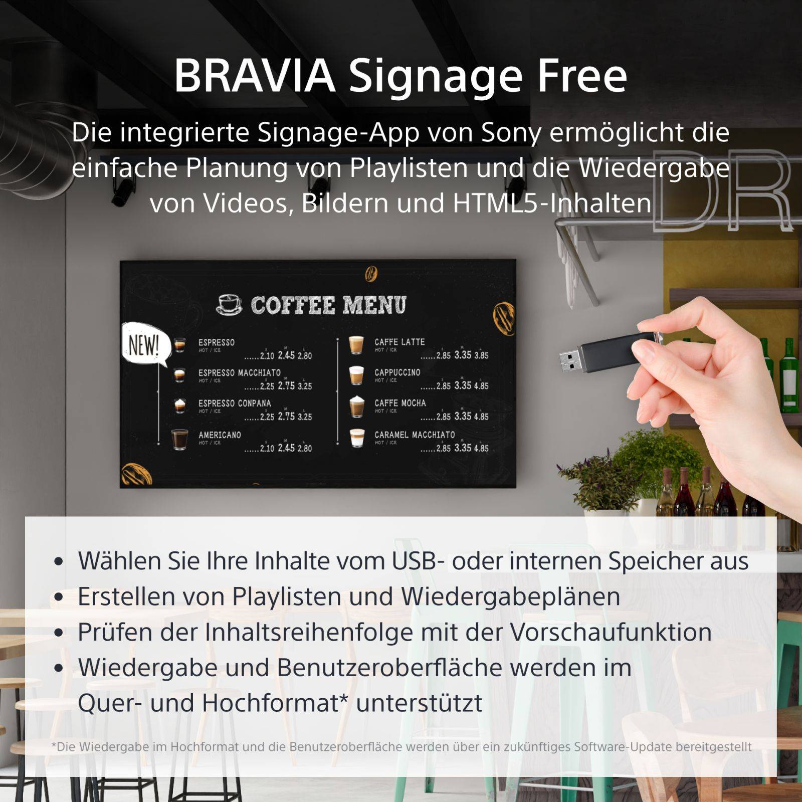 Sony Bravia Professional Displays FW-65EZ20L - 164 cm (65"")