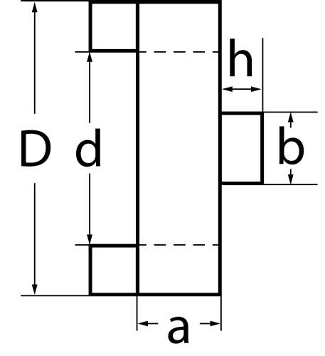Mitnehmerring f.Spann-D.22mmmm TECWERK