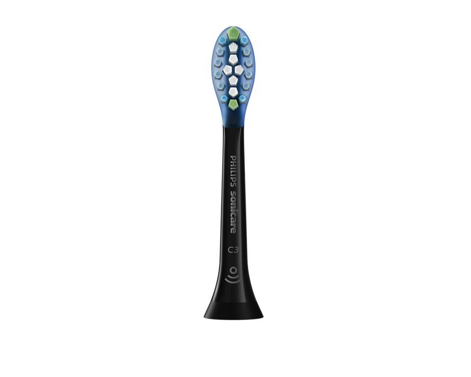 Philips Sonicare C3 Premium Plaque Defense HX9042/88 Aufsteckbürsten 2 Stück schwarz