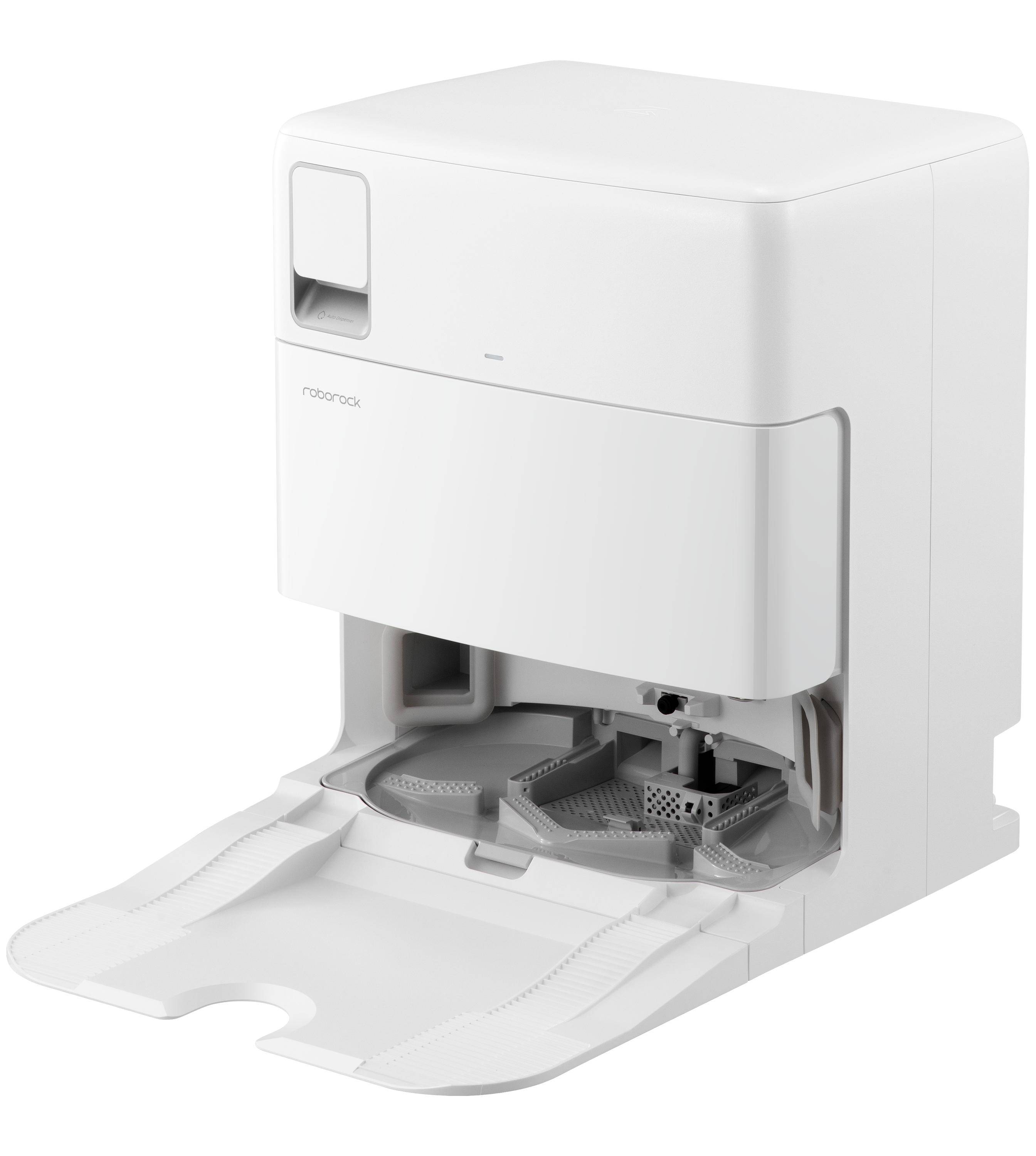 Roborock Qrevo Plus Weiß Version mit Wasseranschluss Saug-Wisch-Roboter Reinigungsstation / 5.200 mAh Akku bis zu 180