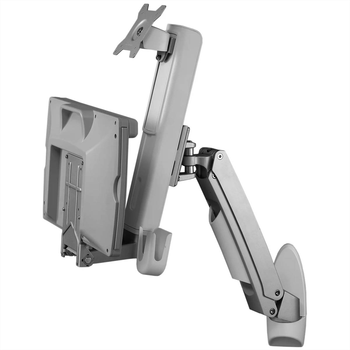 SCHROFF Verstellbarer Monitorarm mit Tastatur Ablage, bis 8 kg