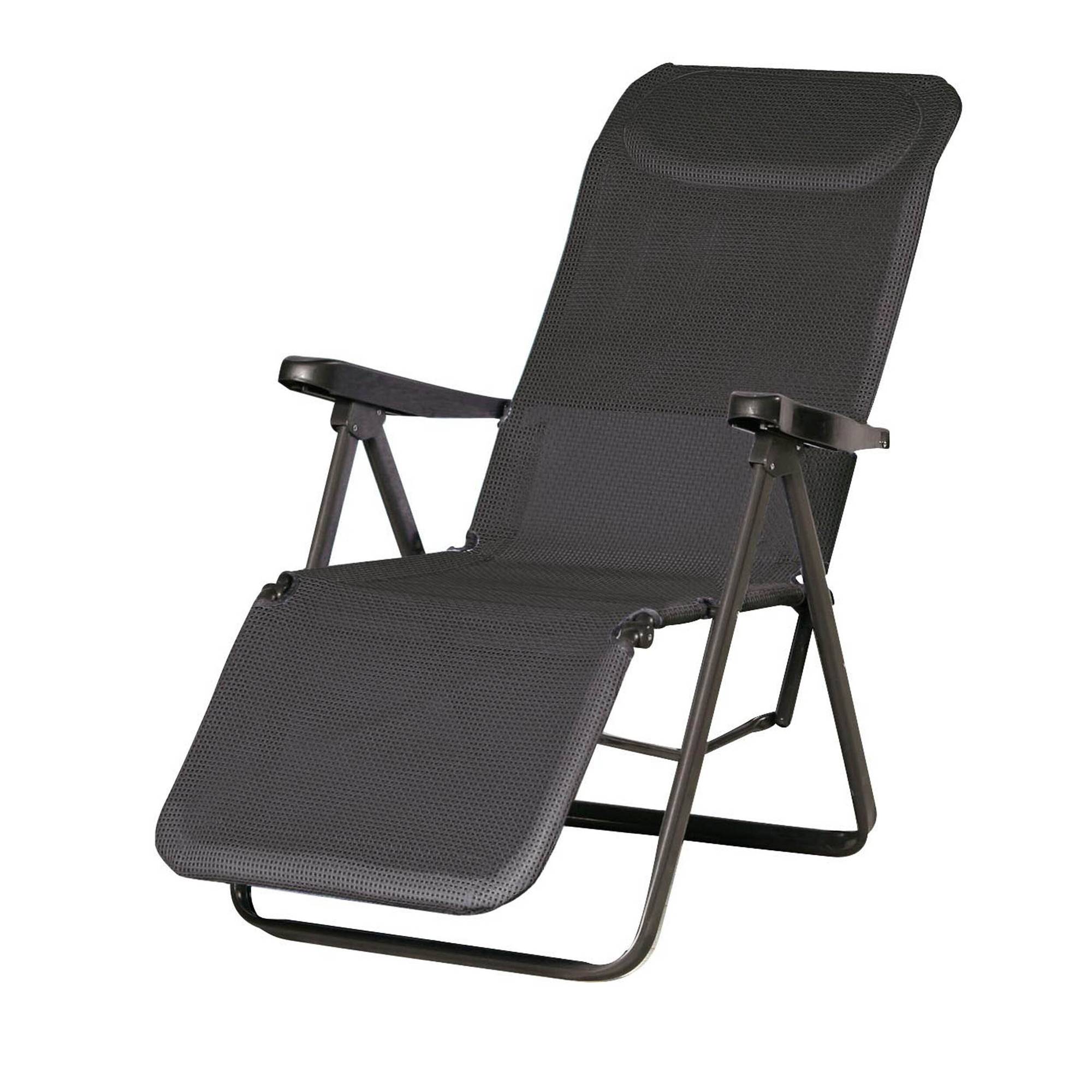 Relaxliege Lugano 39300558 schwarz/anthrazit