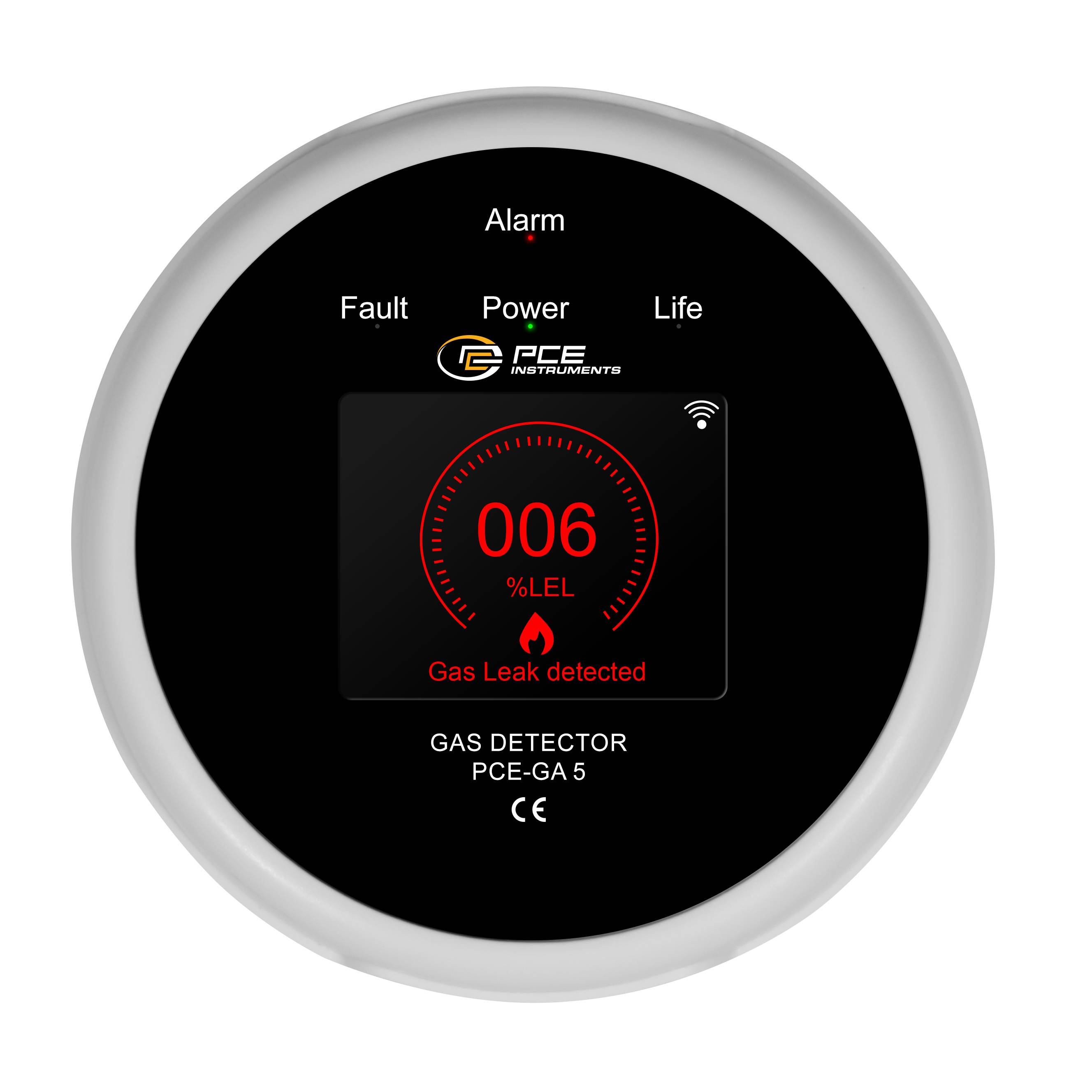 PCE Instruments PCE-GA 5 Gasleck-Detektor mit Temperaturmessfunktion kalibriert Werksstandard (ohne Zertifikat)