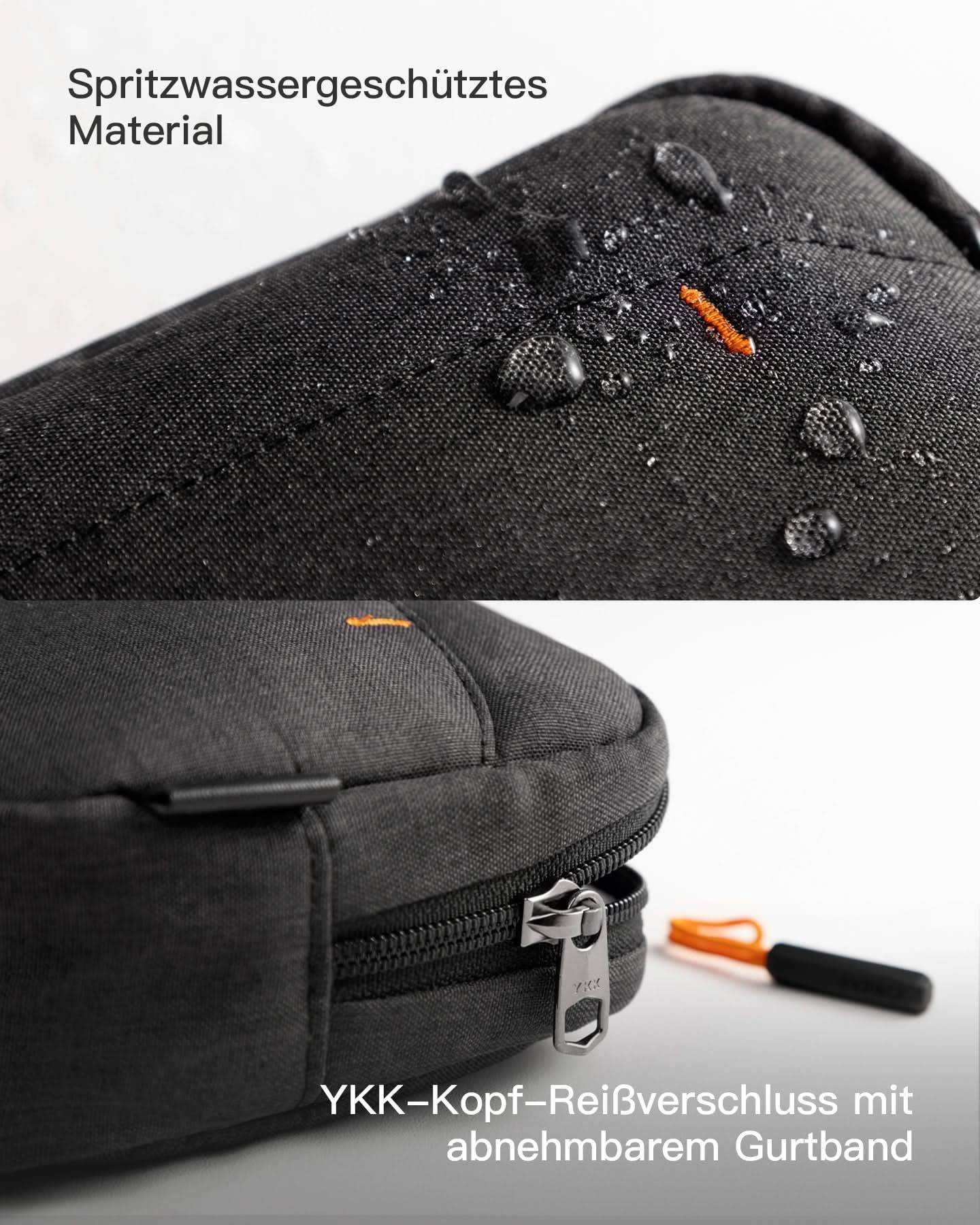 inateck Kabeltasche AB03012 Schwarz Multimedia-Technik Notebooktaschen