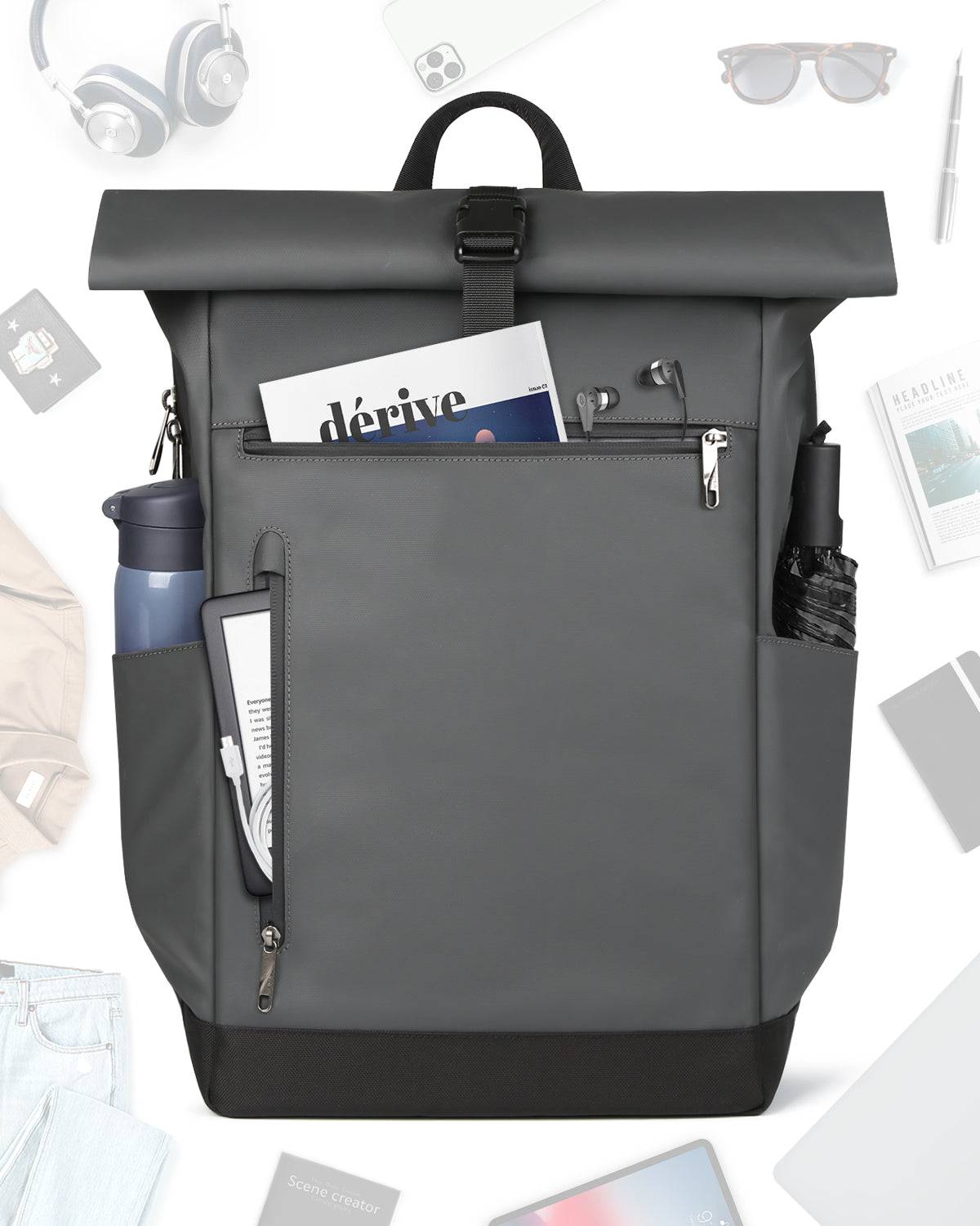 inateck Notebook-Rucksack 17 BP01003 gray 25-30L Multimedia-Technik