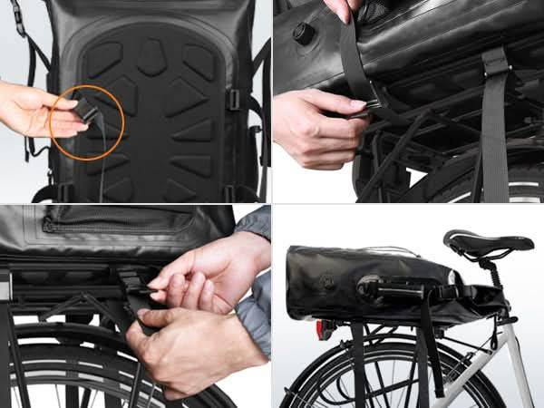 inateck Notebook-Rucksack BP06001 black 30-35L Multimedia-Technik