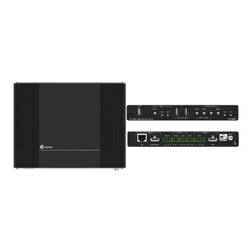 KRAMER KIT-500 (Set) - 5:2 4K HDMI & USB-C Matrix & Scaler mit HDBaseT 2.0 Extender-Kit (4K@60Hz | 4:2:0 | USB-C Docking